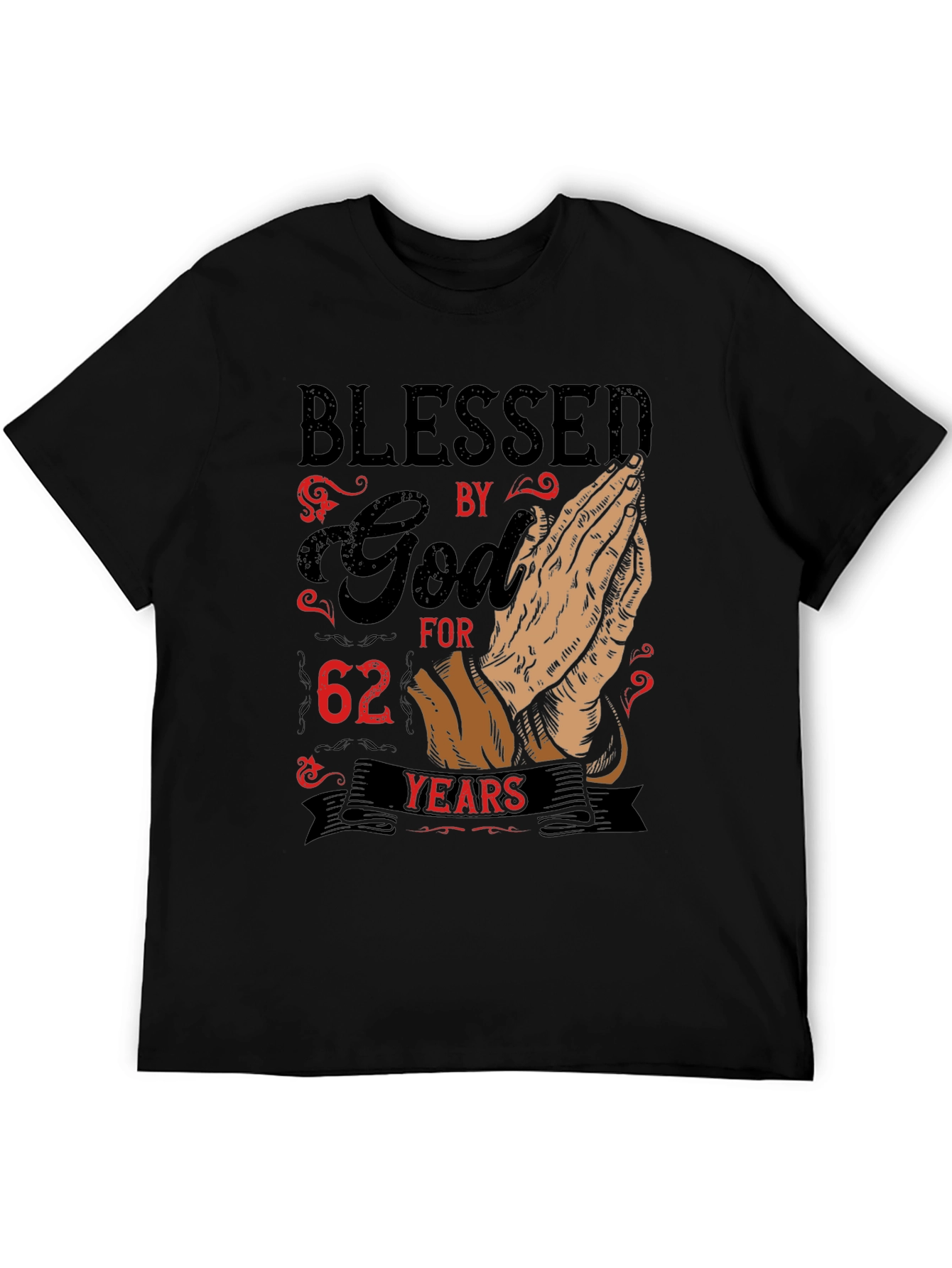 Blessed by God 62 Years T-Shirt