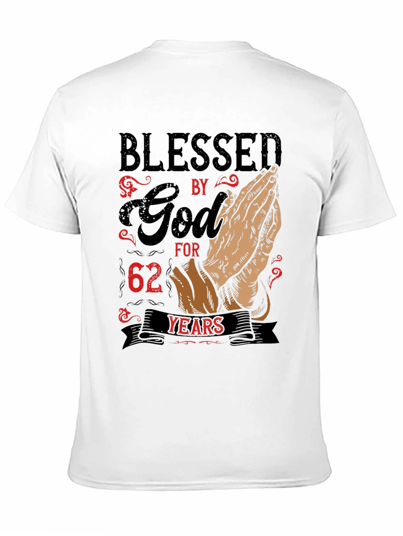 Blessed by God 62 Years T-Shirt