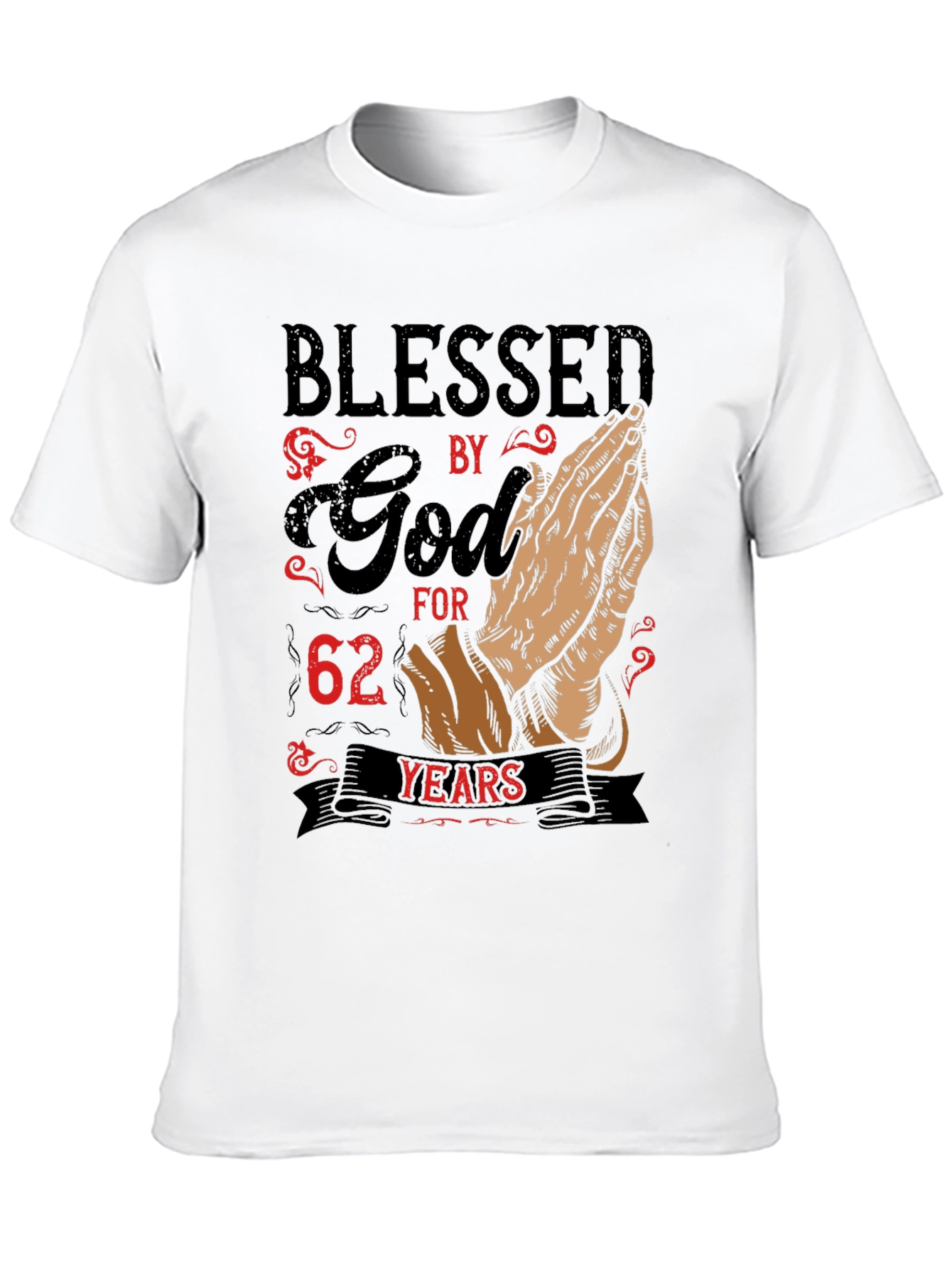 Blessed by God 62 Years T-Shirt