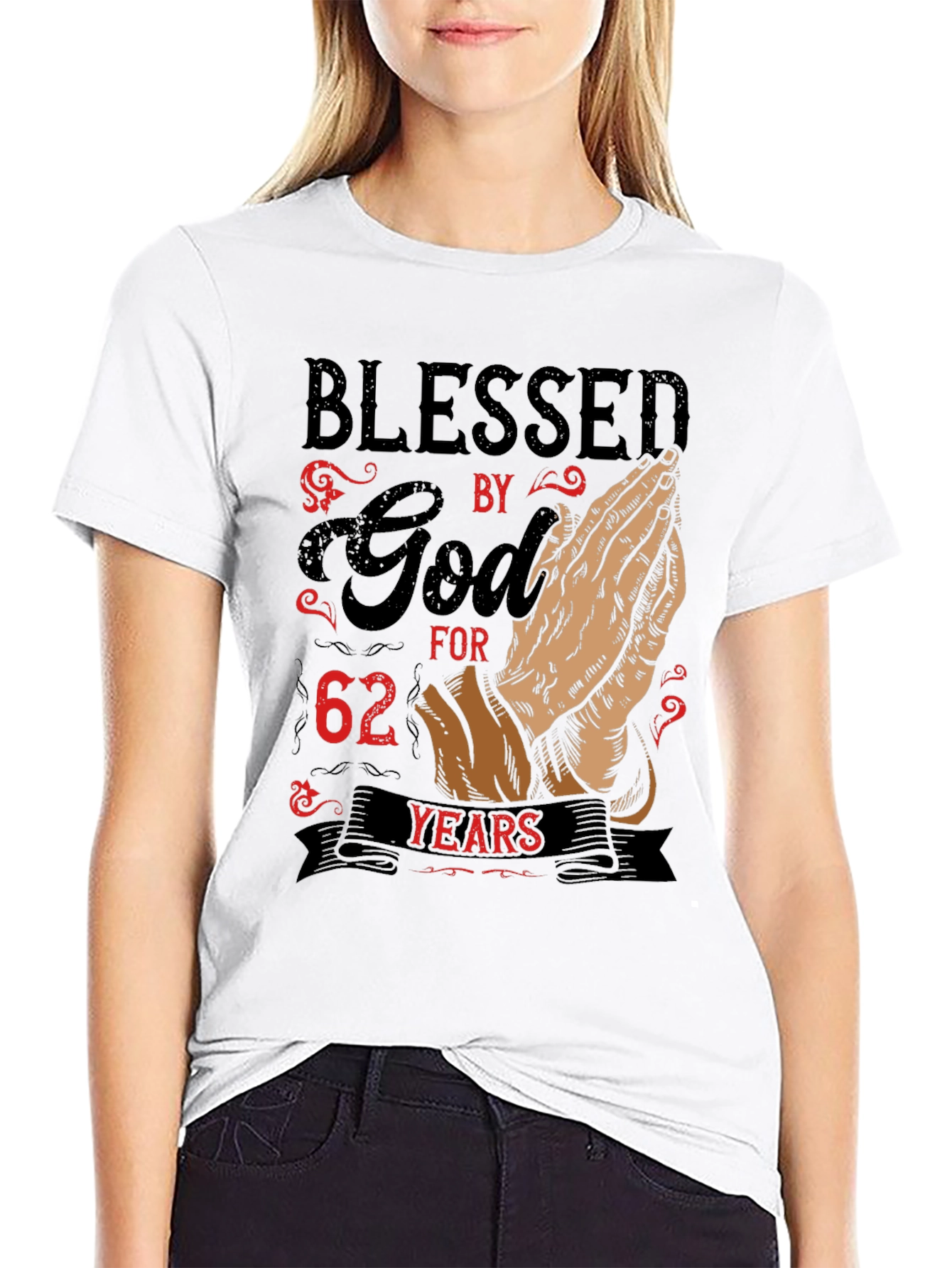 Blessed by God 62 Years T-Shirt