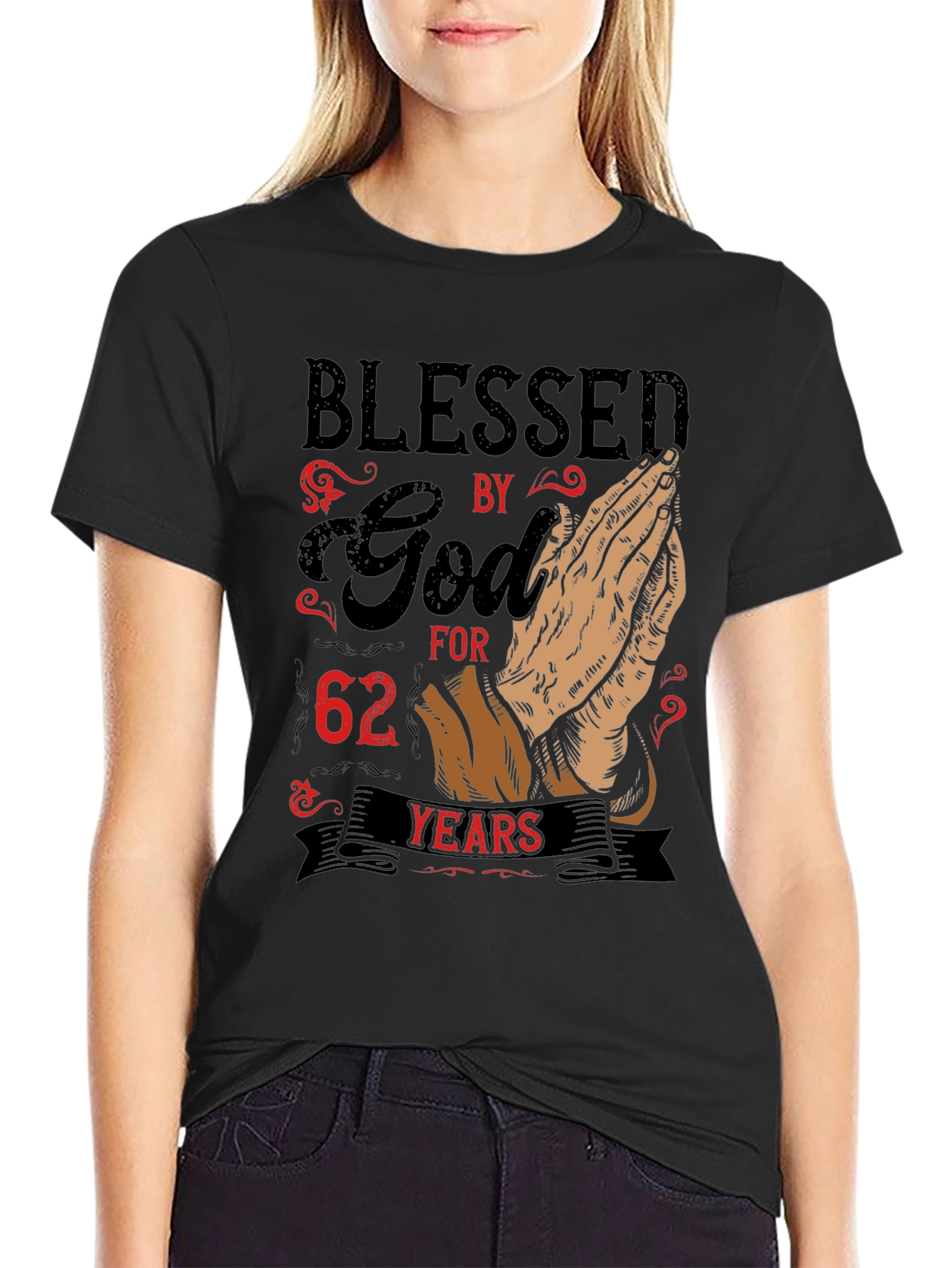 Blessed by God 62 Years T-Shirt