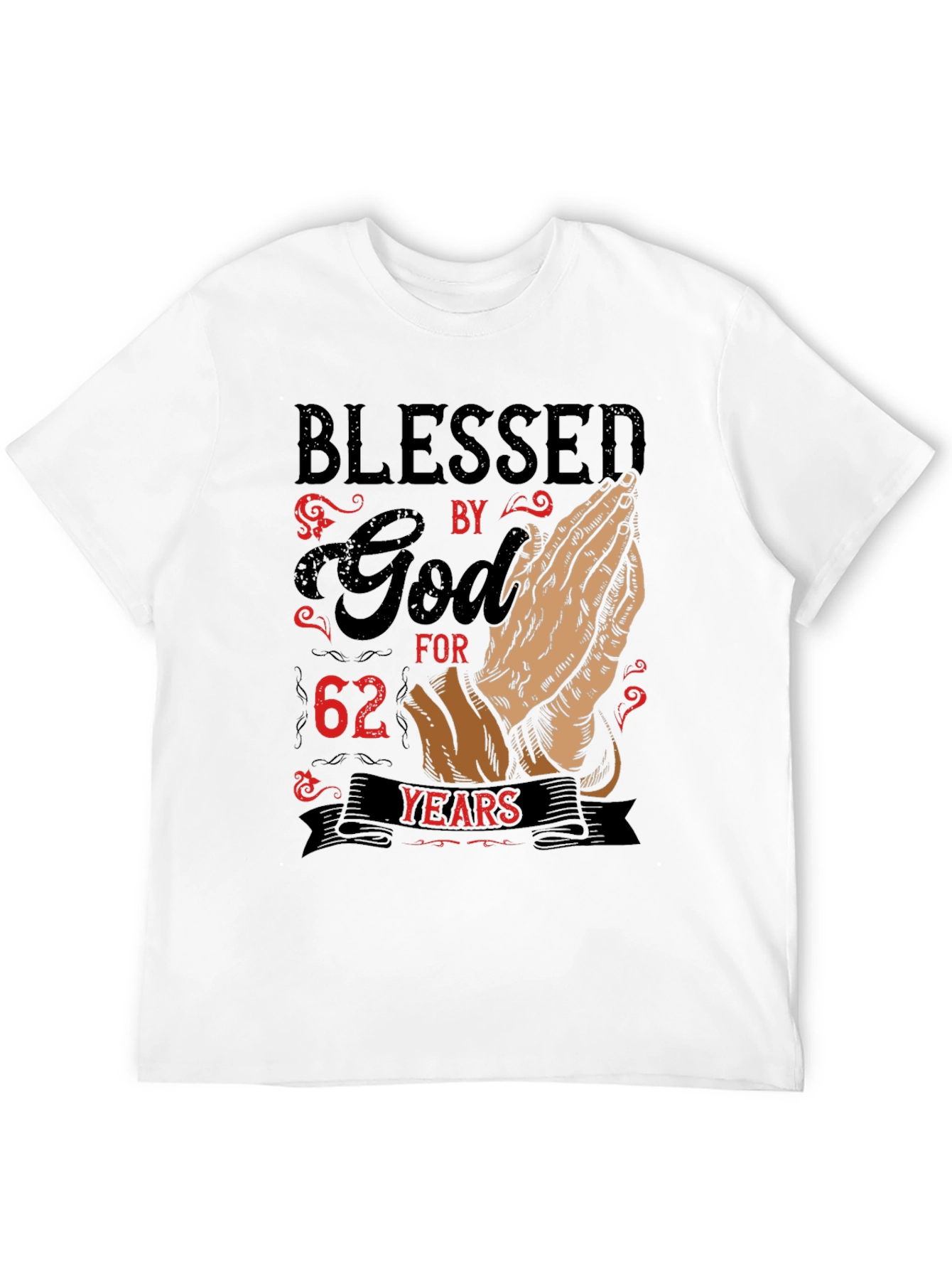 Blessed by God 62 Years T-Shirt
