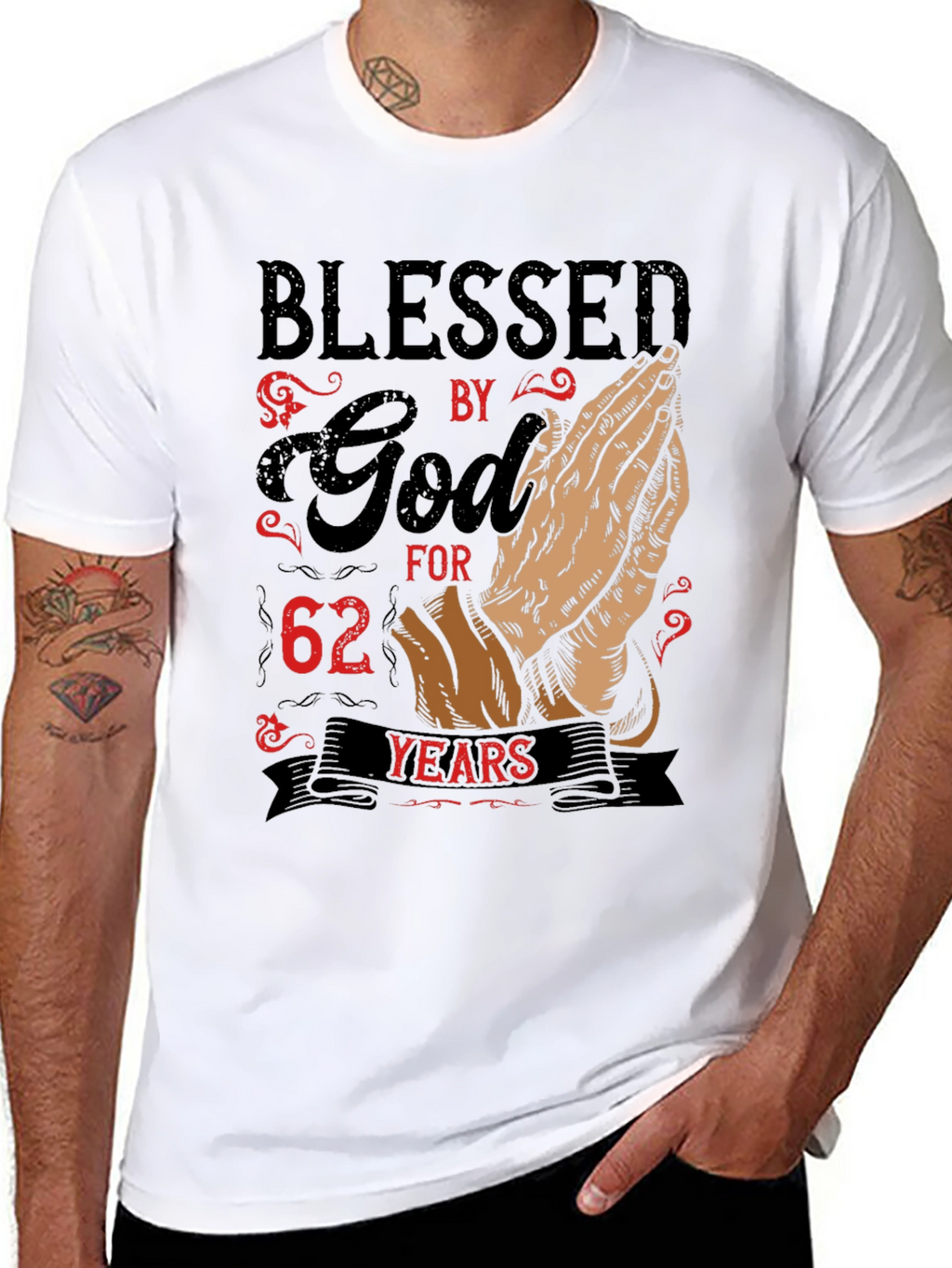 Blessed by God 62 Years T-Shirt