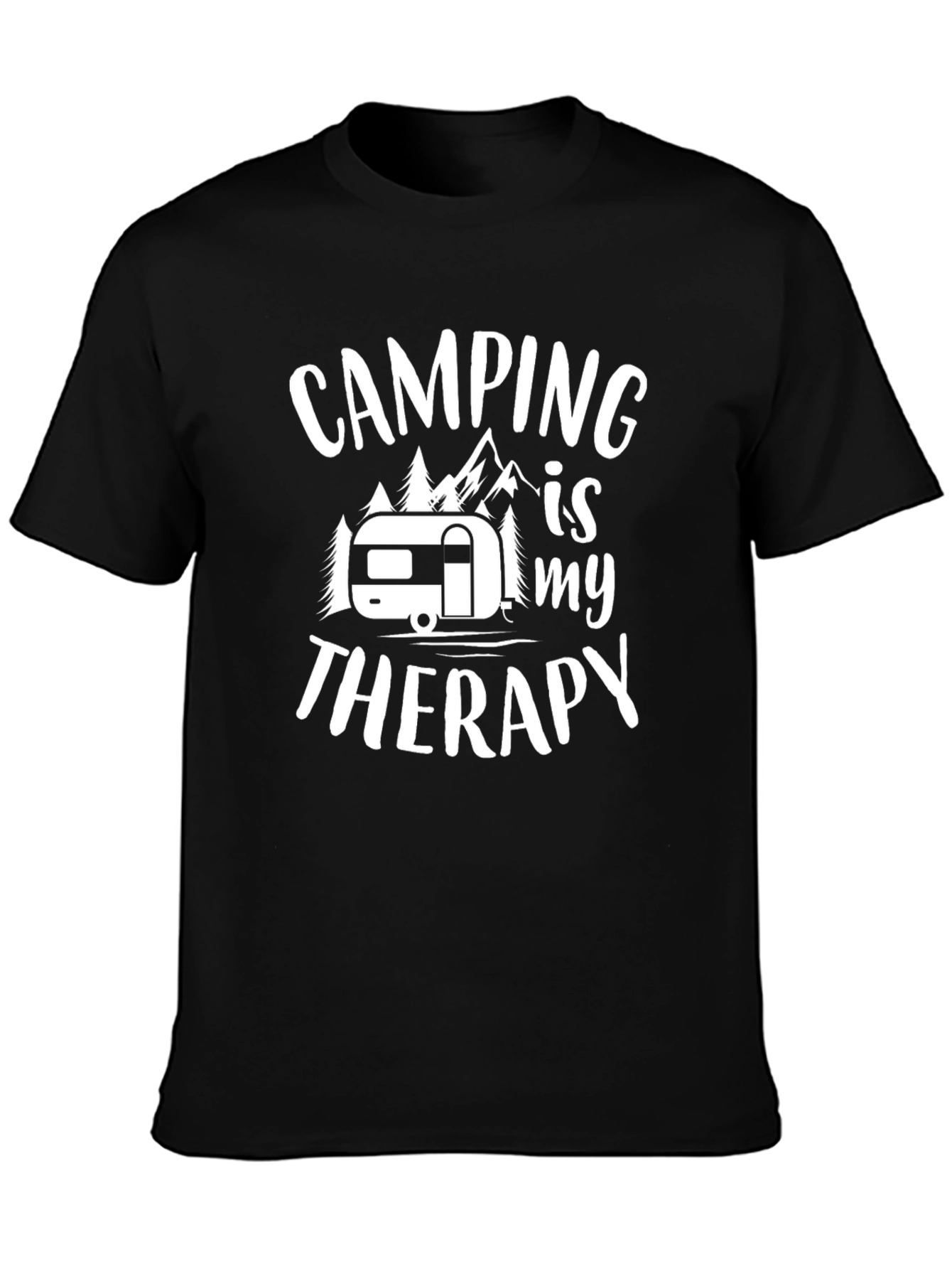 Camping is My Therapy Graphic Tee