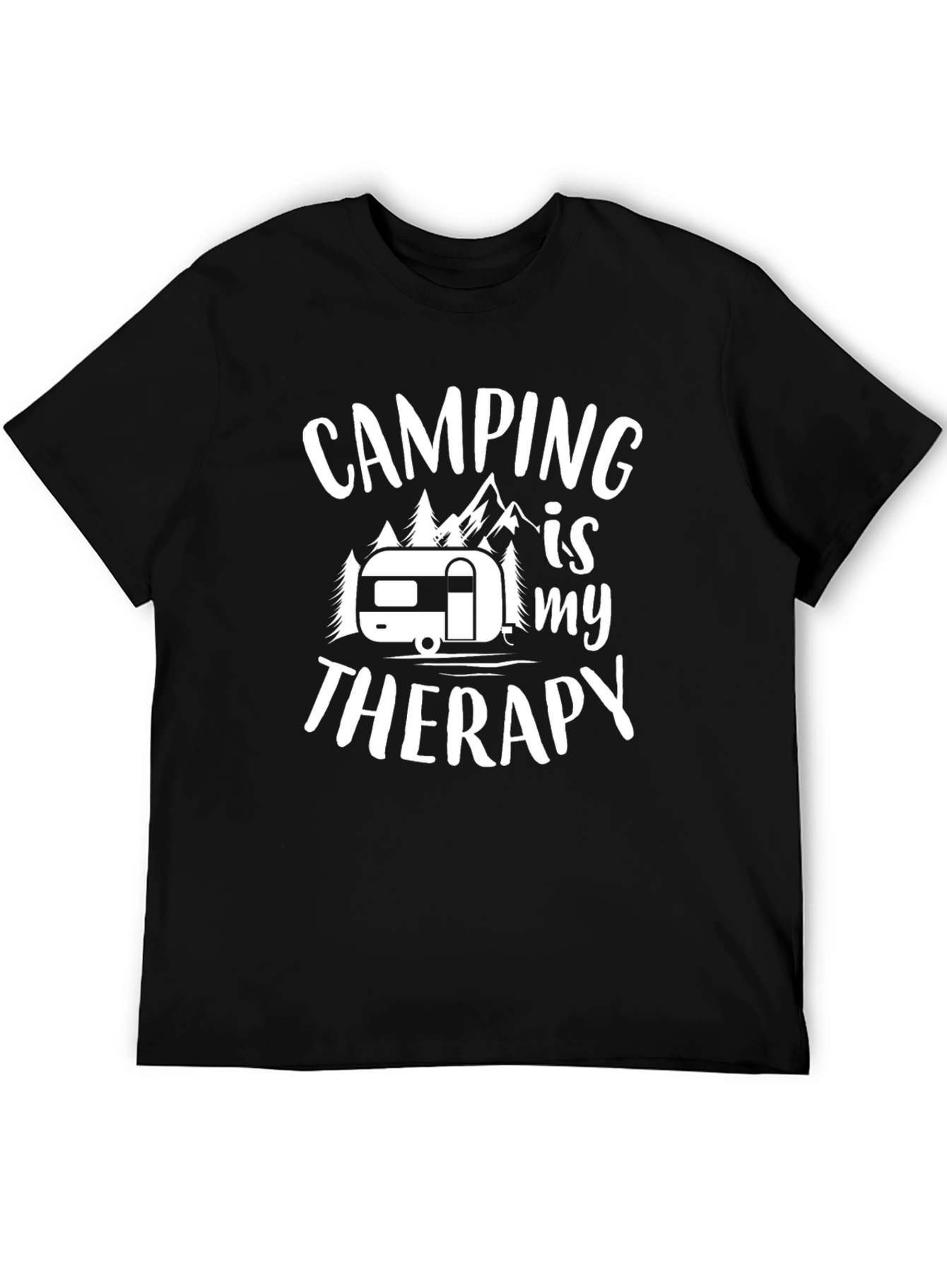 Camping is My Therapy Graphic Tee