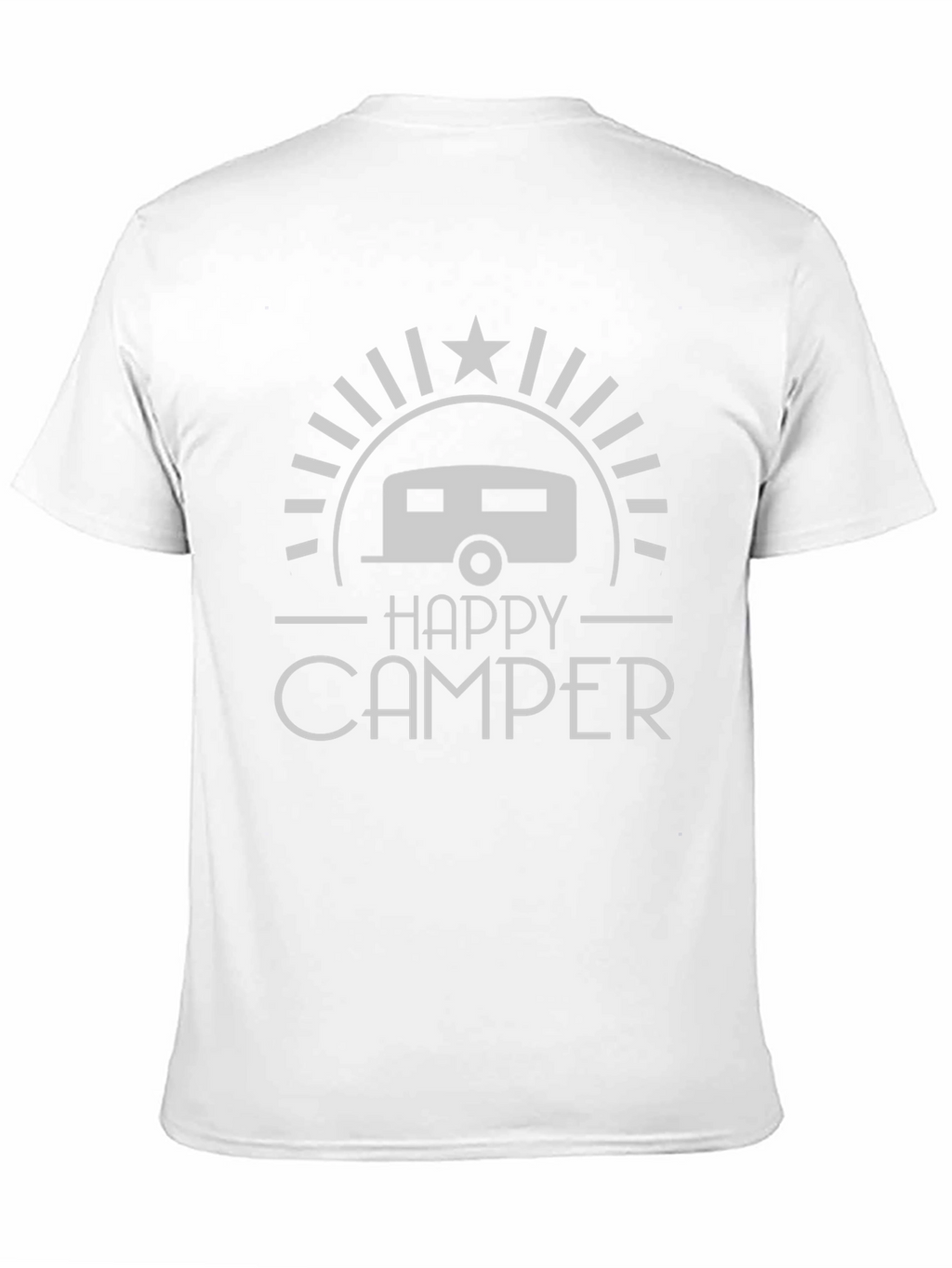 Happy Camper Graphic T-Shirt - Camping Adventure Tee
