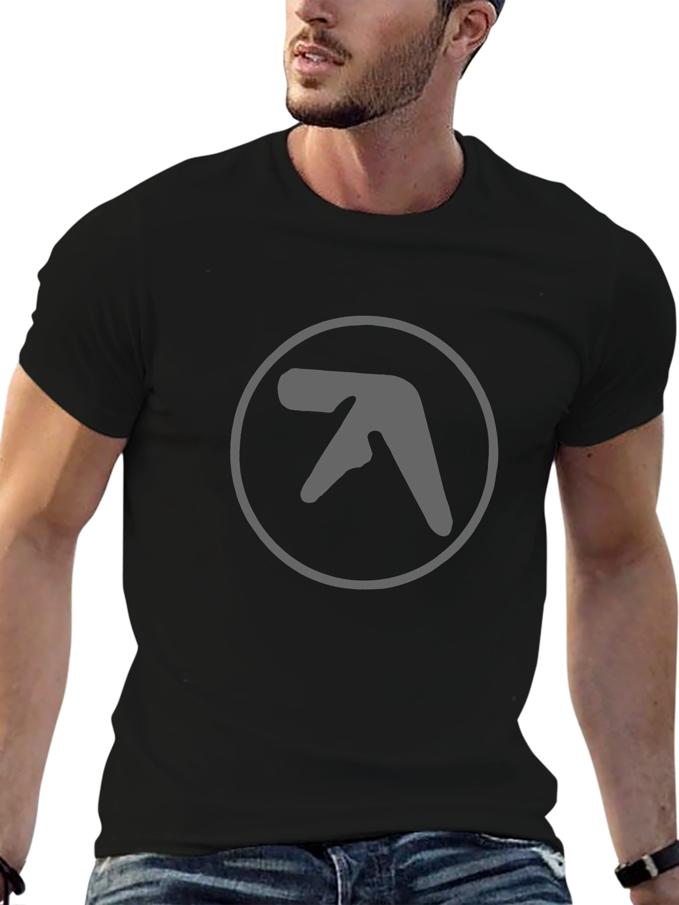 Aphex Twin Logo Graphic Tee - Black