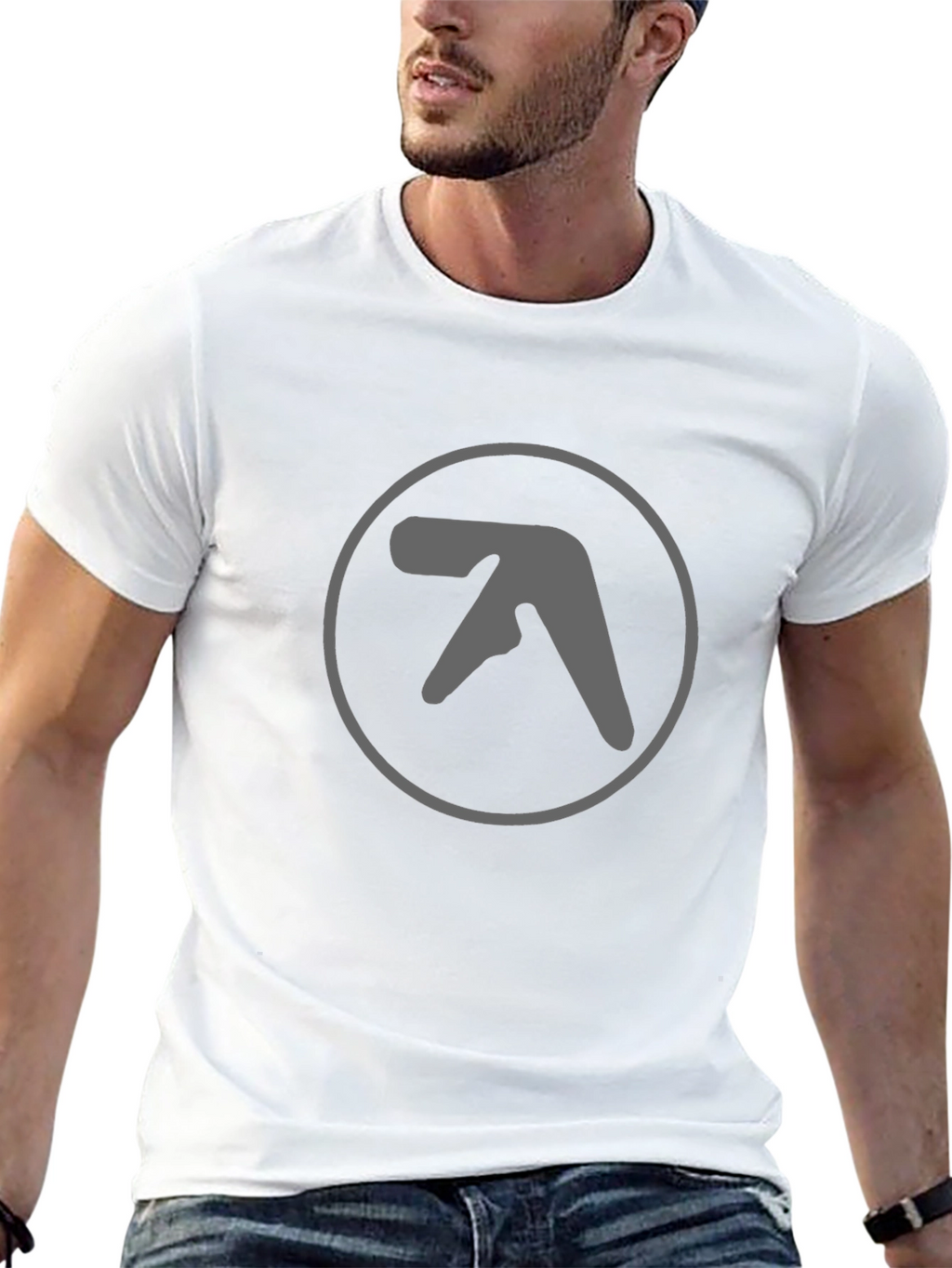 Aphex Twin Logo Graphic Tee - Black