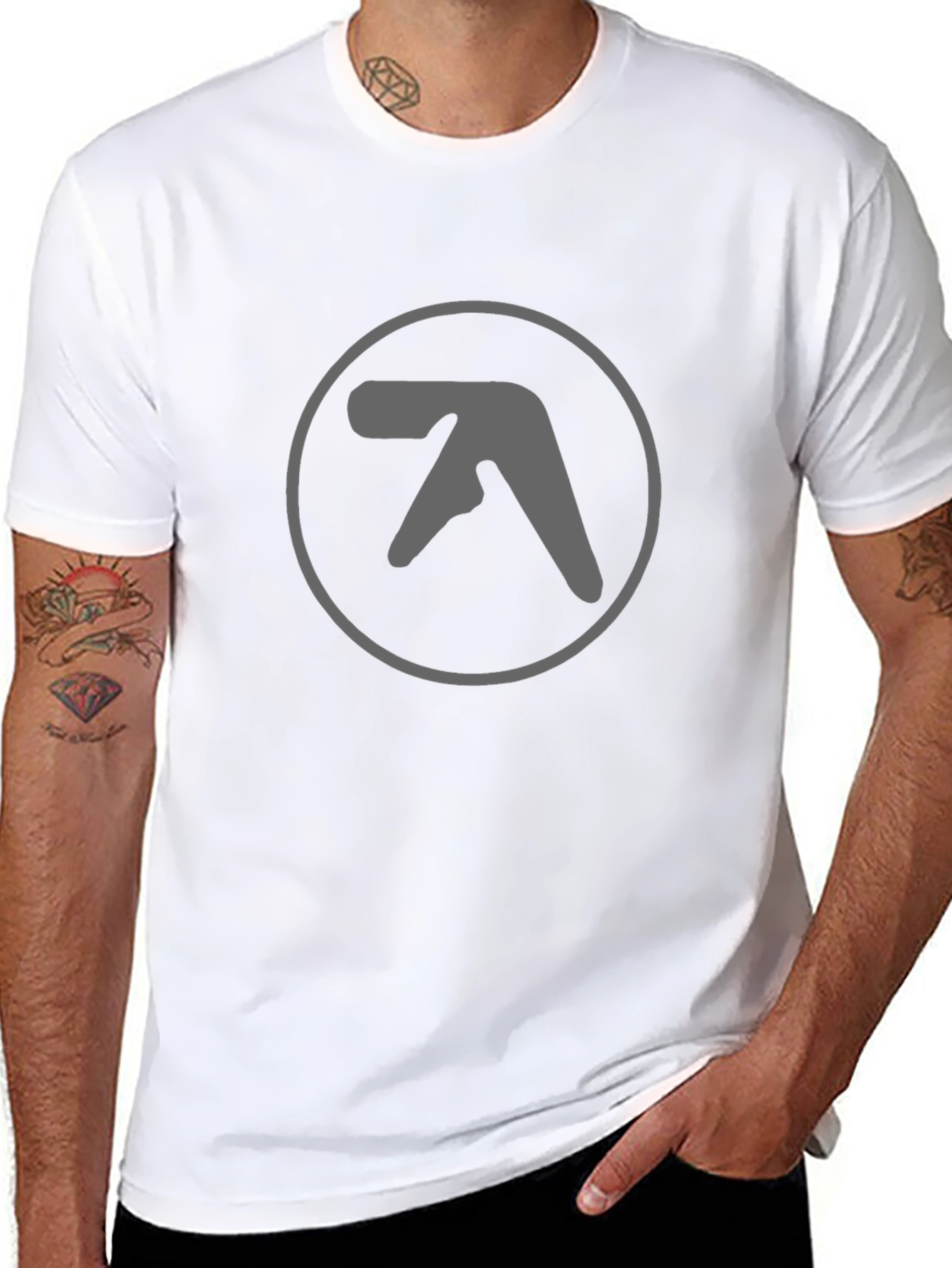 Aphex Twin Logo Graphic Tee - Black