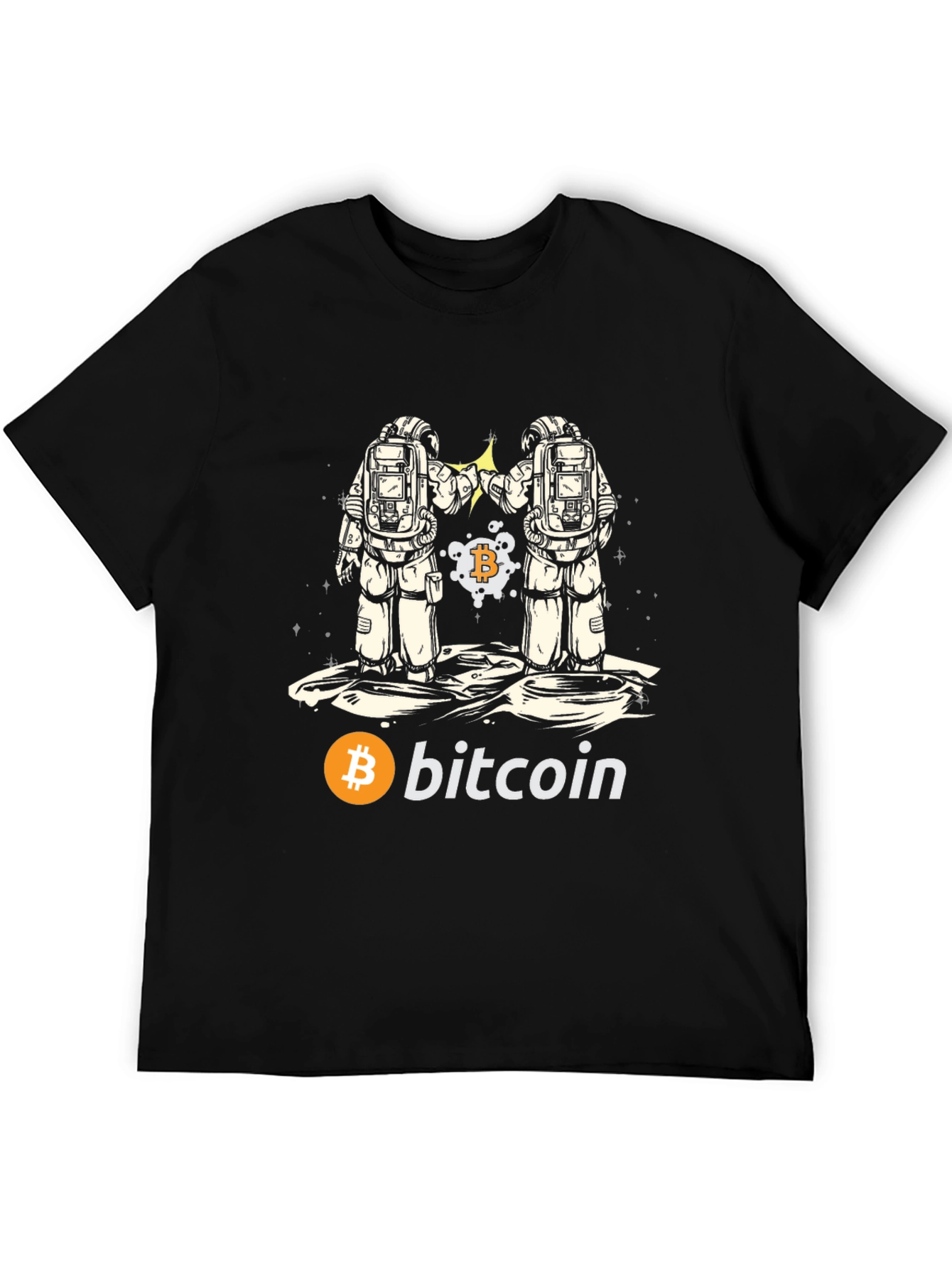 Bitcoin Astronaut Graphic T-Shirt
