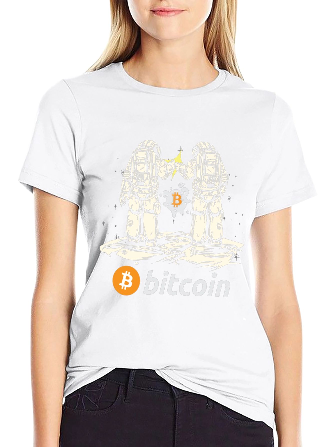 Bitcoin Astronaut Graphic T-Shirt