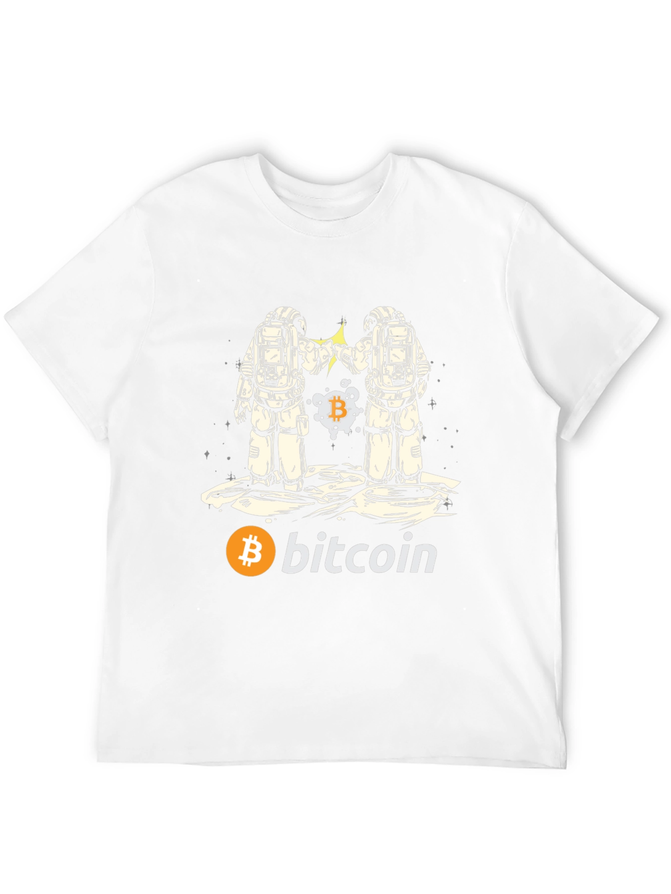 Bitcoin Astronaut Graphic T-Shirt