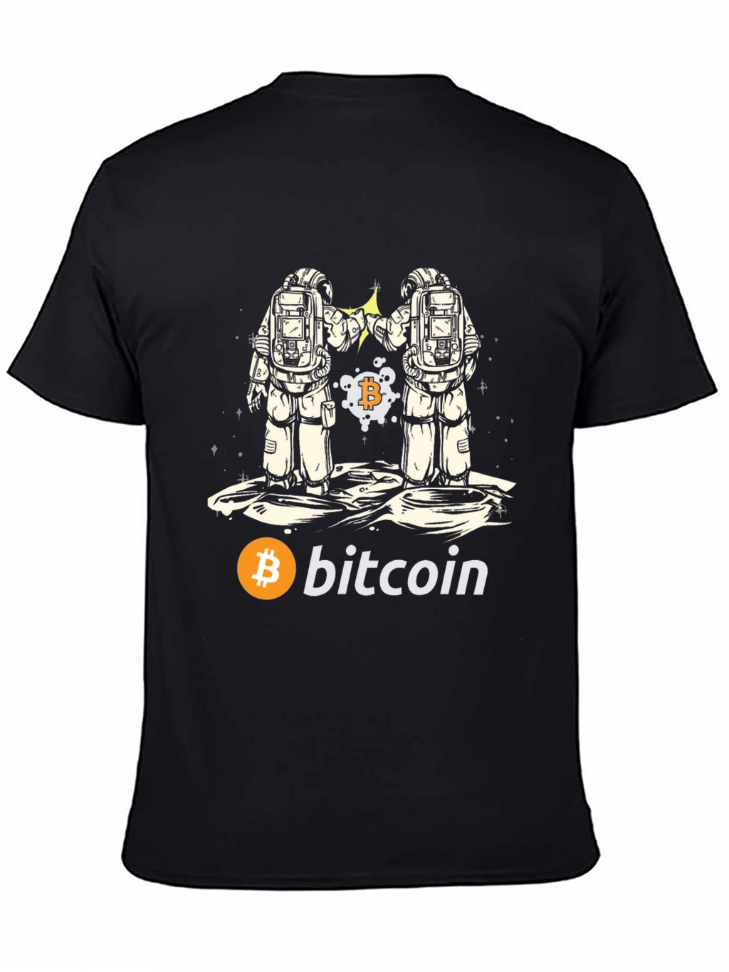 Bitcoin Astronaut Graphic T-Shirt