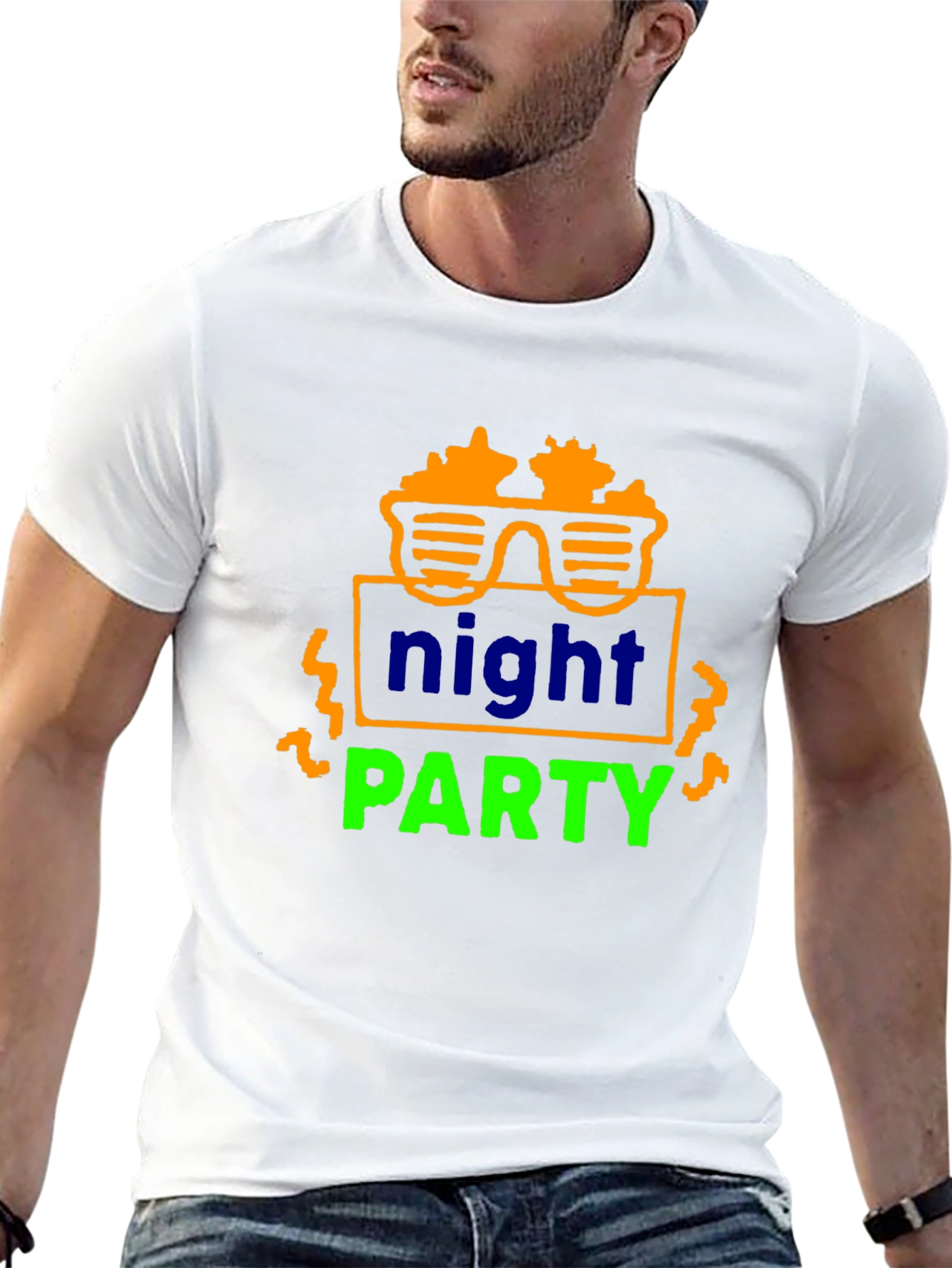 Night Party T-Shirt - Cool Graphic Tee