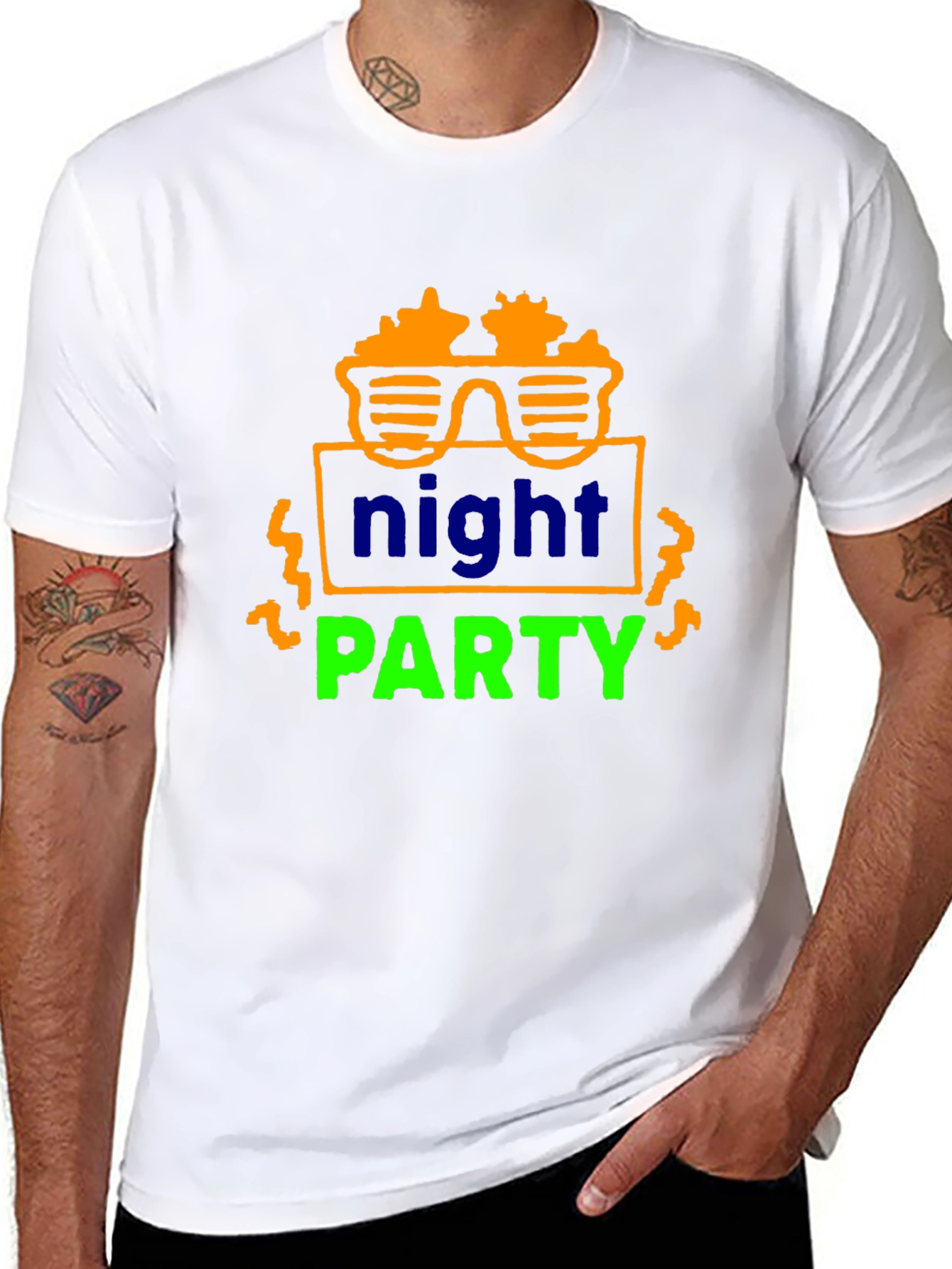 Night Party T-Shirt - Cool Graphic Tee