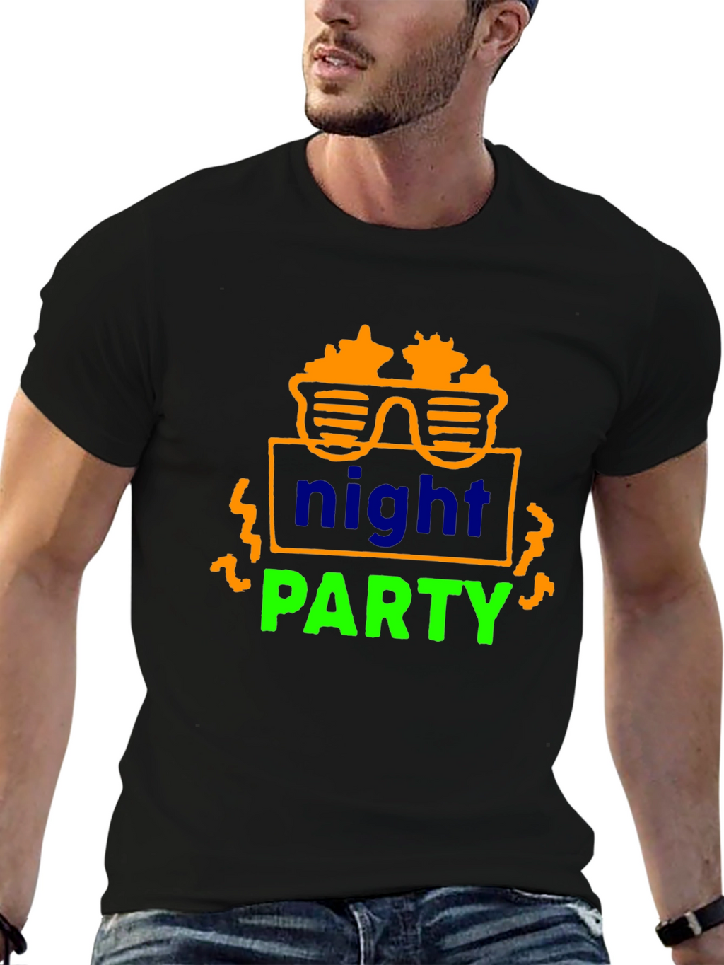 Night Party T-Shirt - Cool Graphic Tee