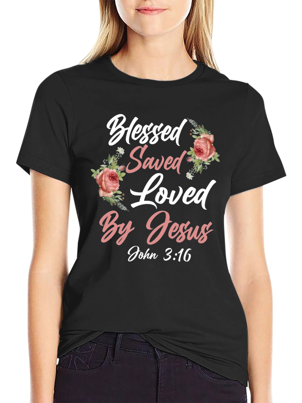 Blessed By Jesus Graphic Tee