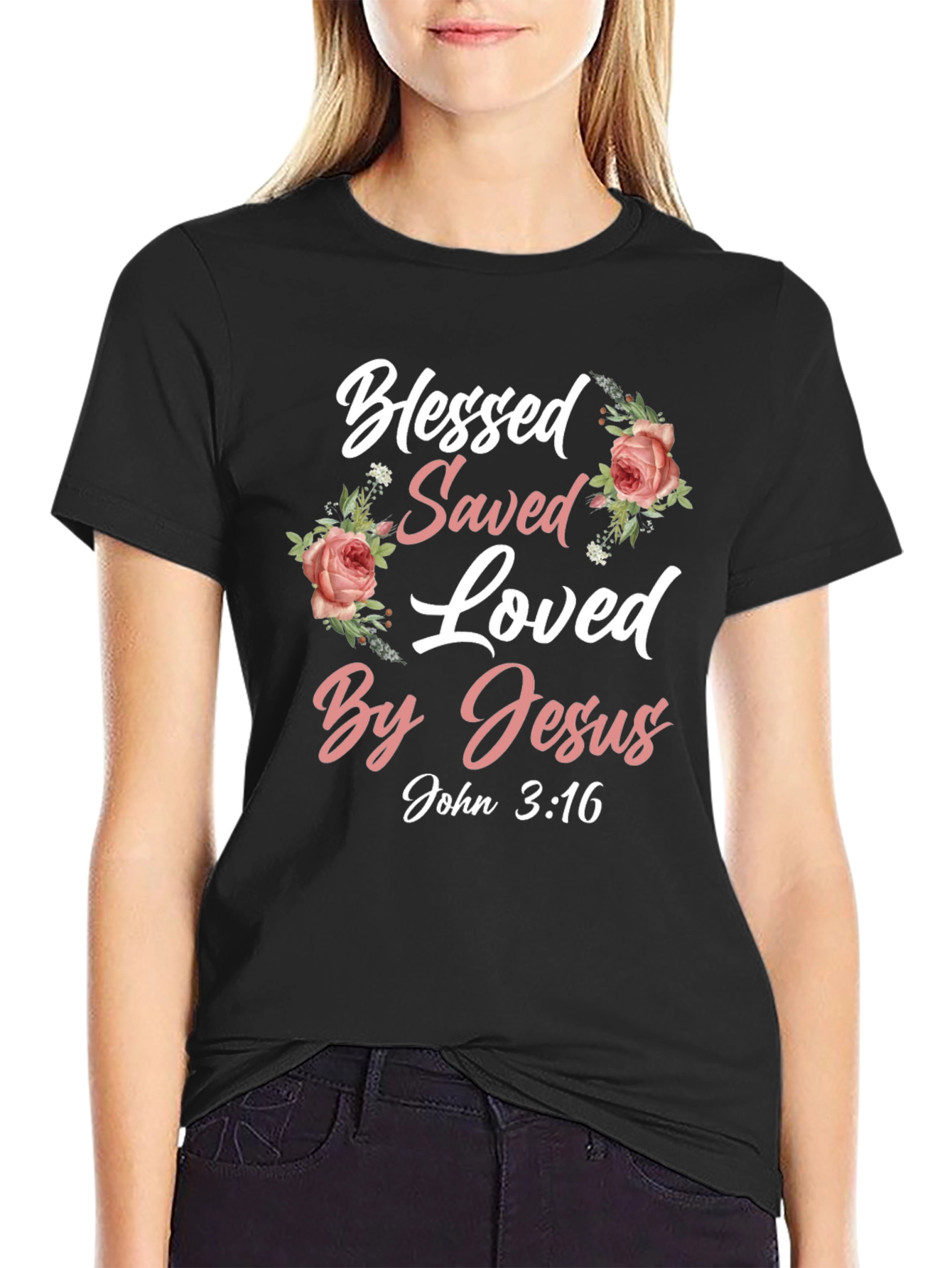 Blessed By Jesus Graphic Tee