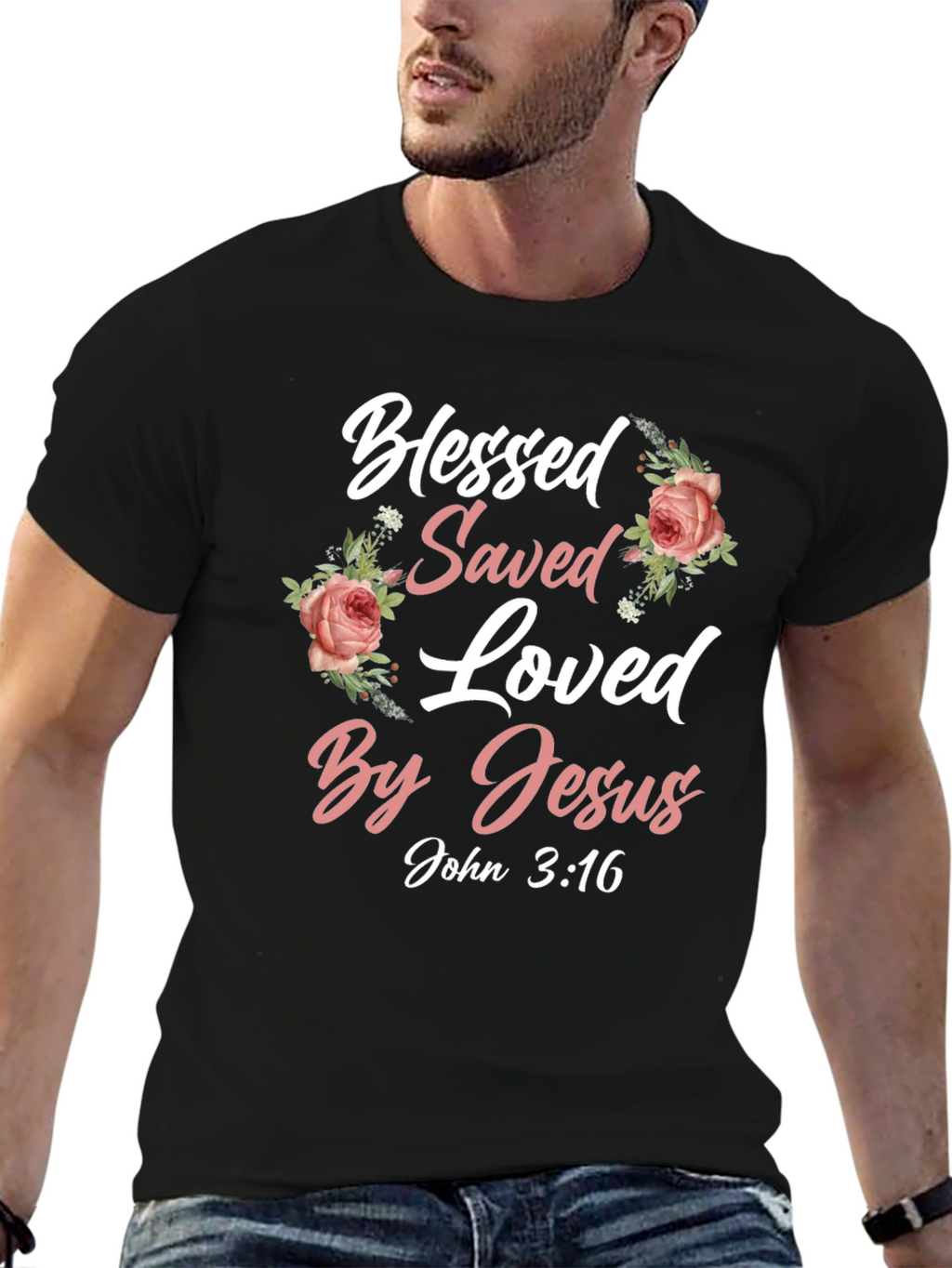 Blessed By Jesus Graphic Tee