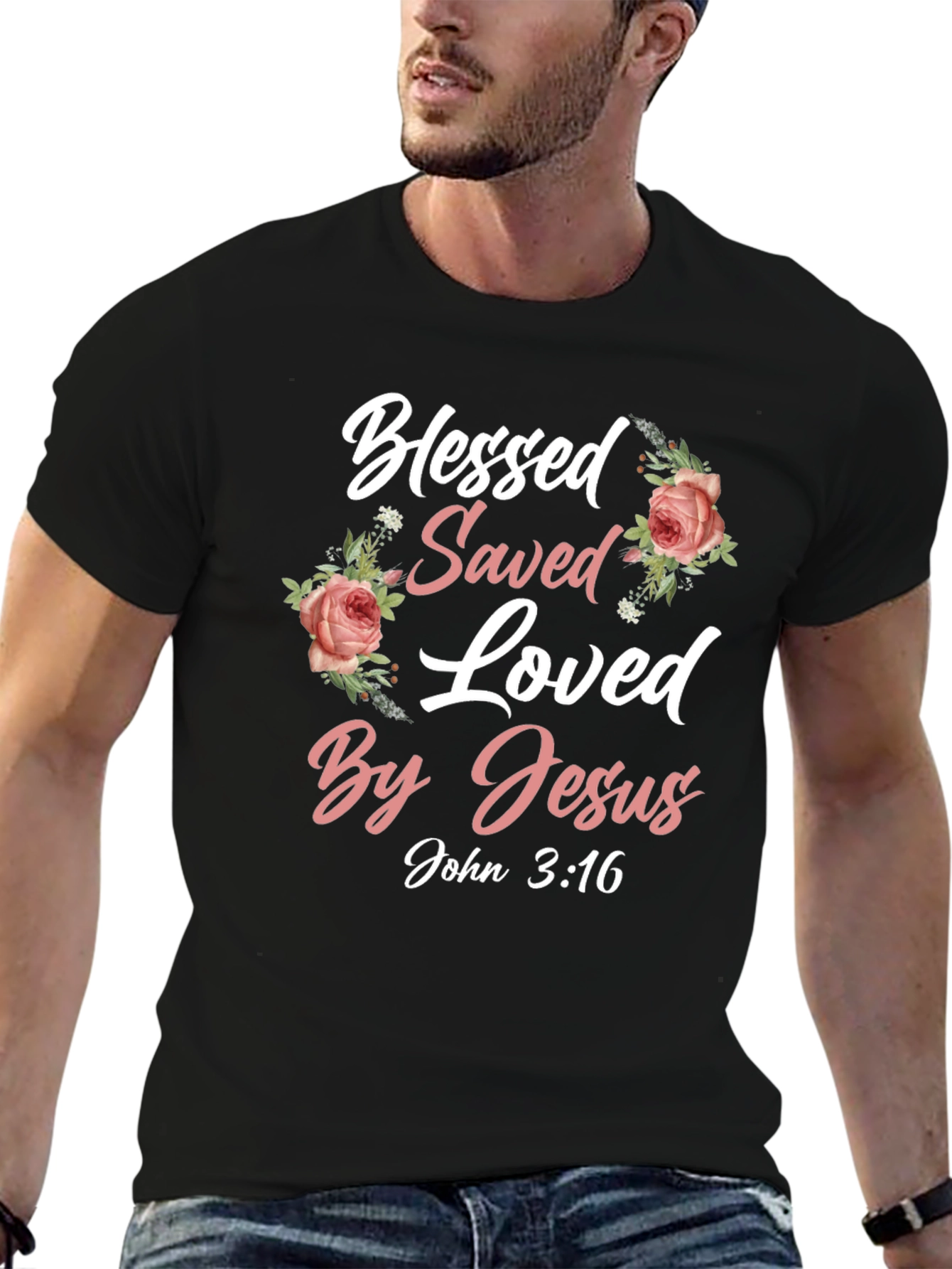 Blessed By Jesus Graphic Tee