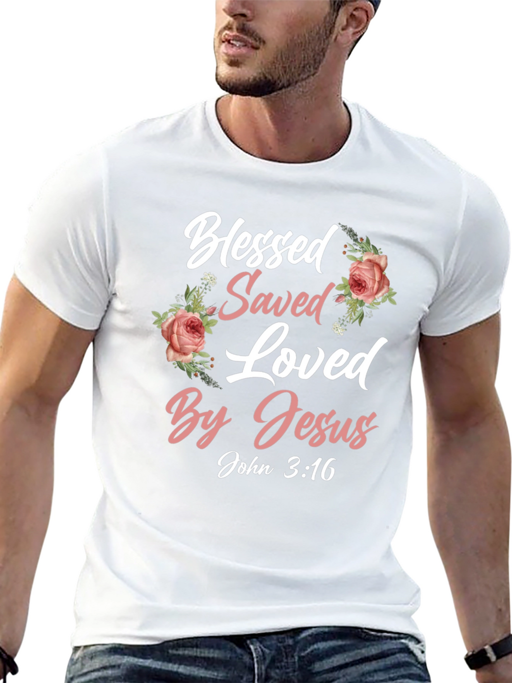 Blessed By Jesus Graphic Tee