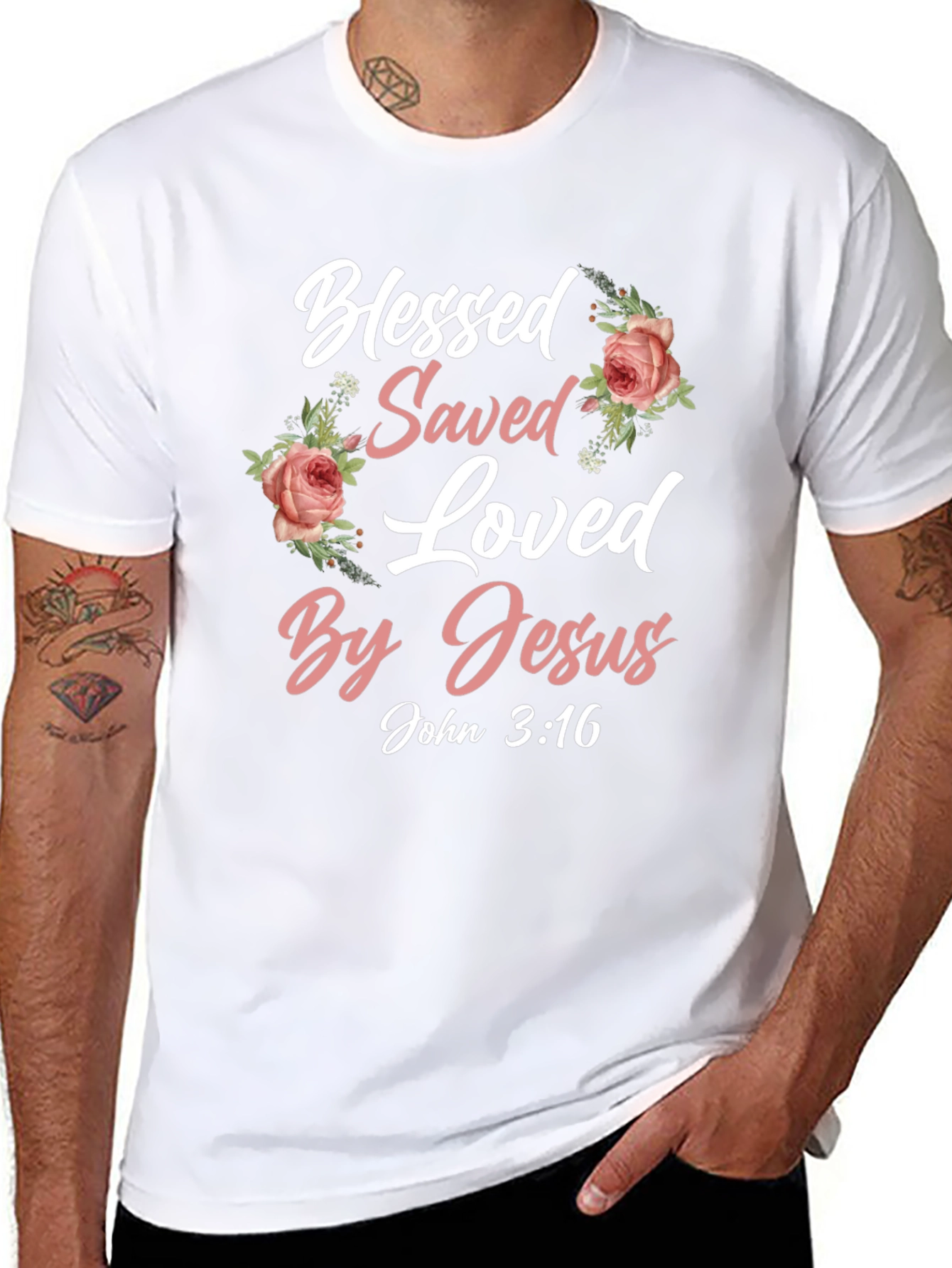 Blessed By Jesus Graphic Tee