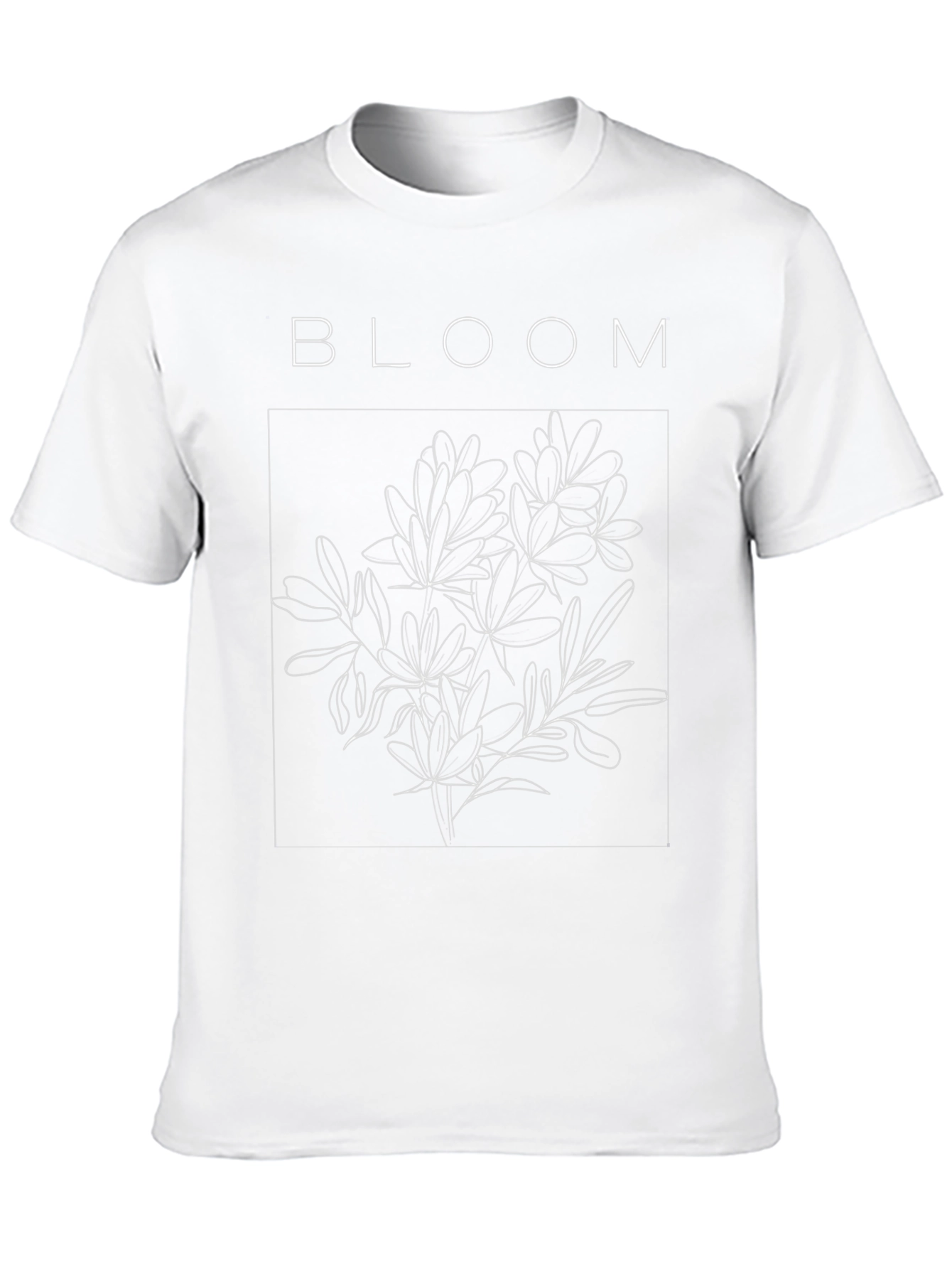 Bloom Graphic Tee - Black Cotton