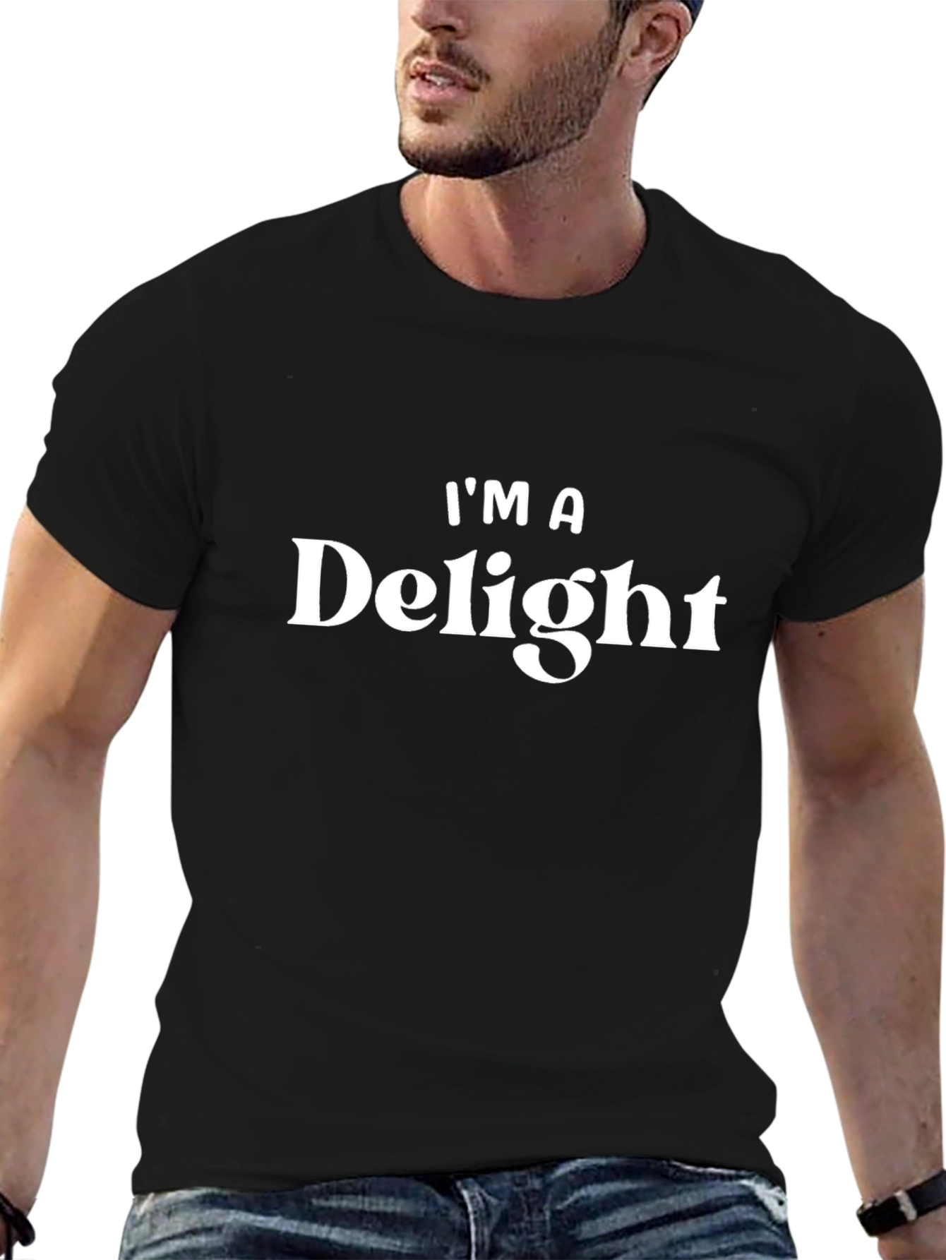 Im A Delight Black T-Shirt