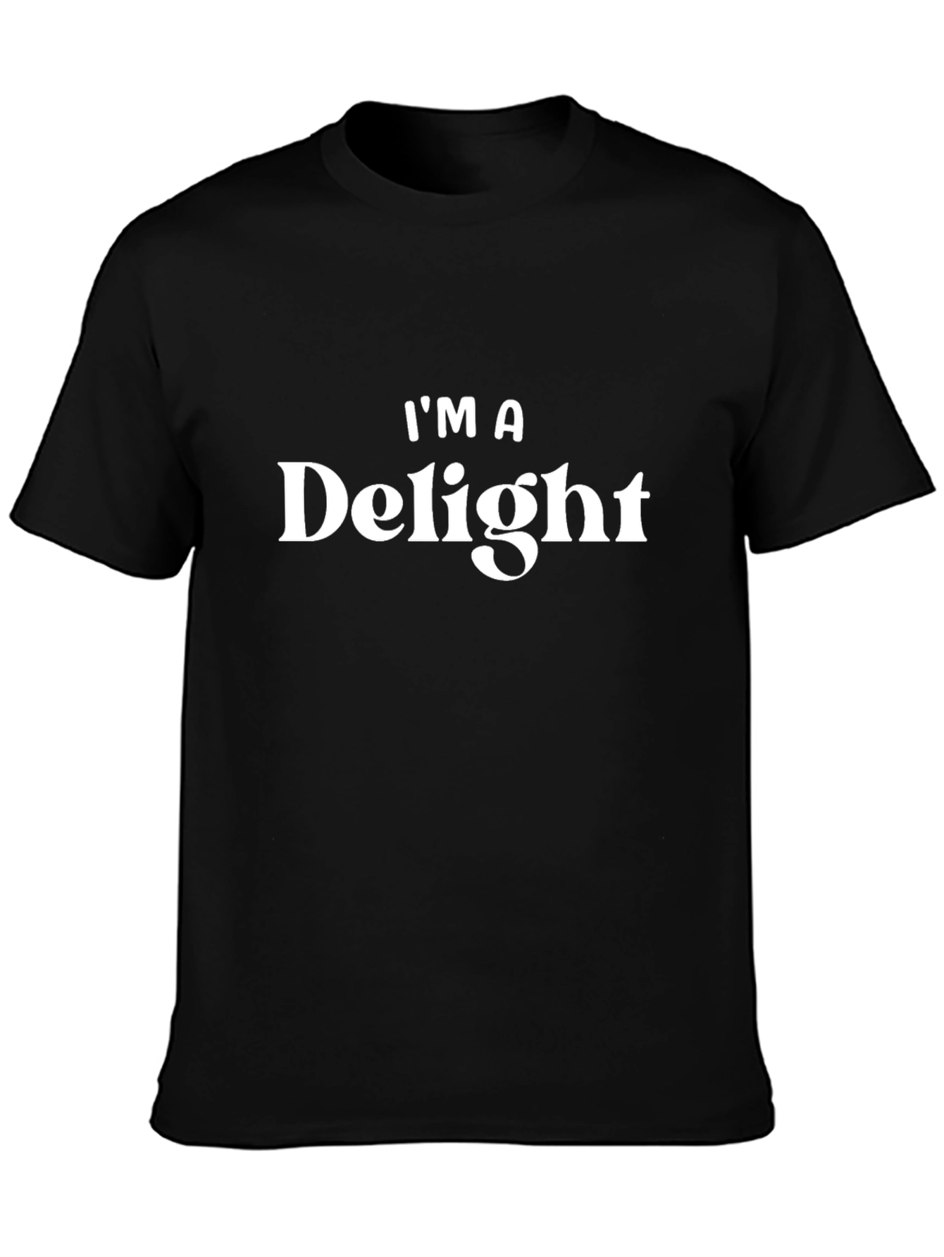 Im A Delight Black T-Shirt