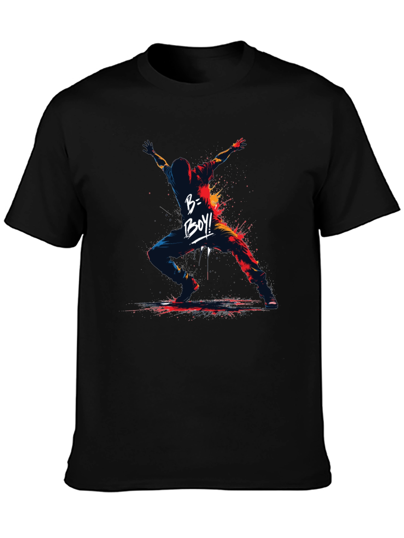 B-Boy Graphic Print T-Shirt - Urban Style
