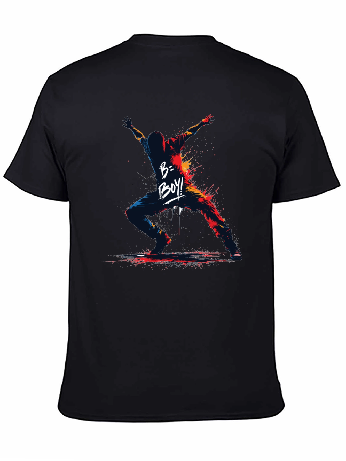 B-Boy Graphic Print T-Shirt - Urban Style