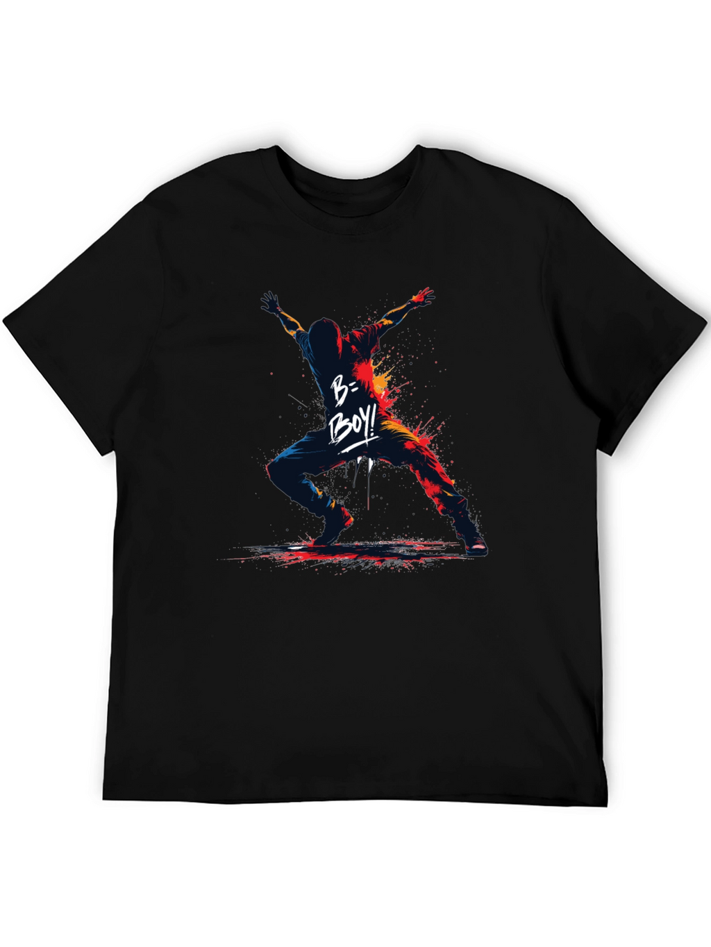 B-Boy Graphic Print T-Shirt - Urban Style