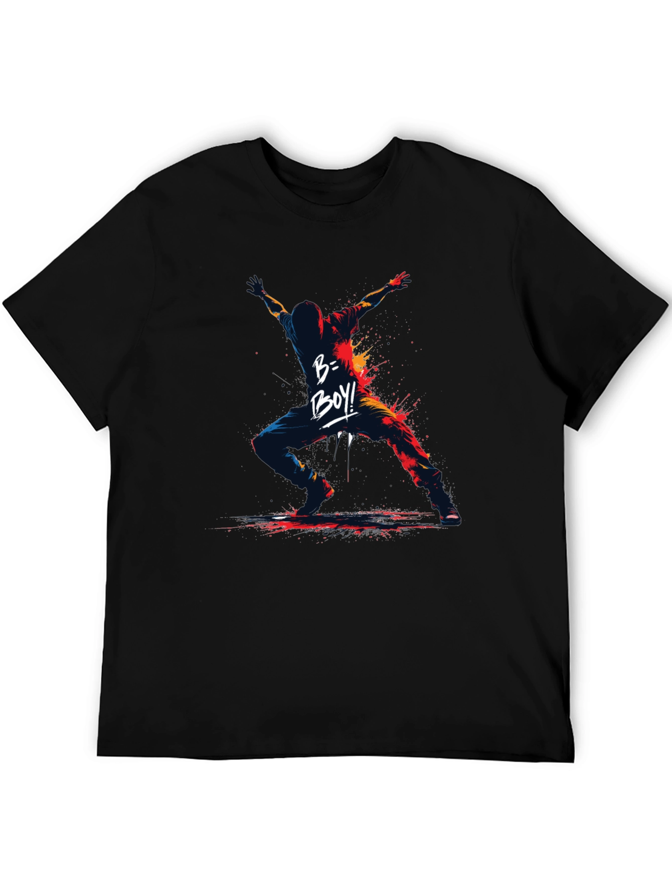 B-Boy Graphic Print T-Shirt - Urban Style