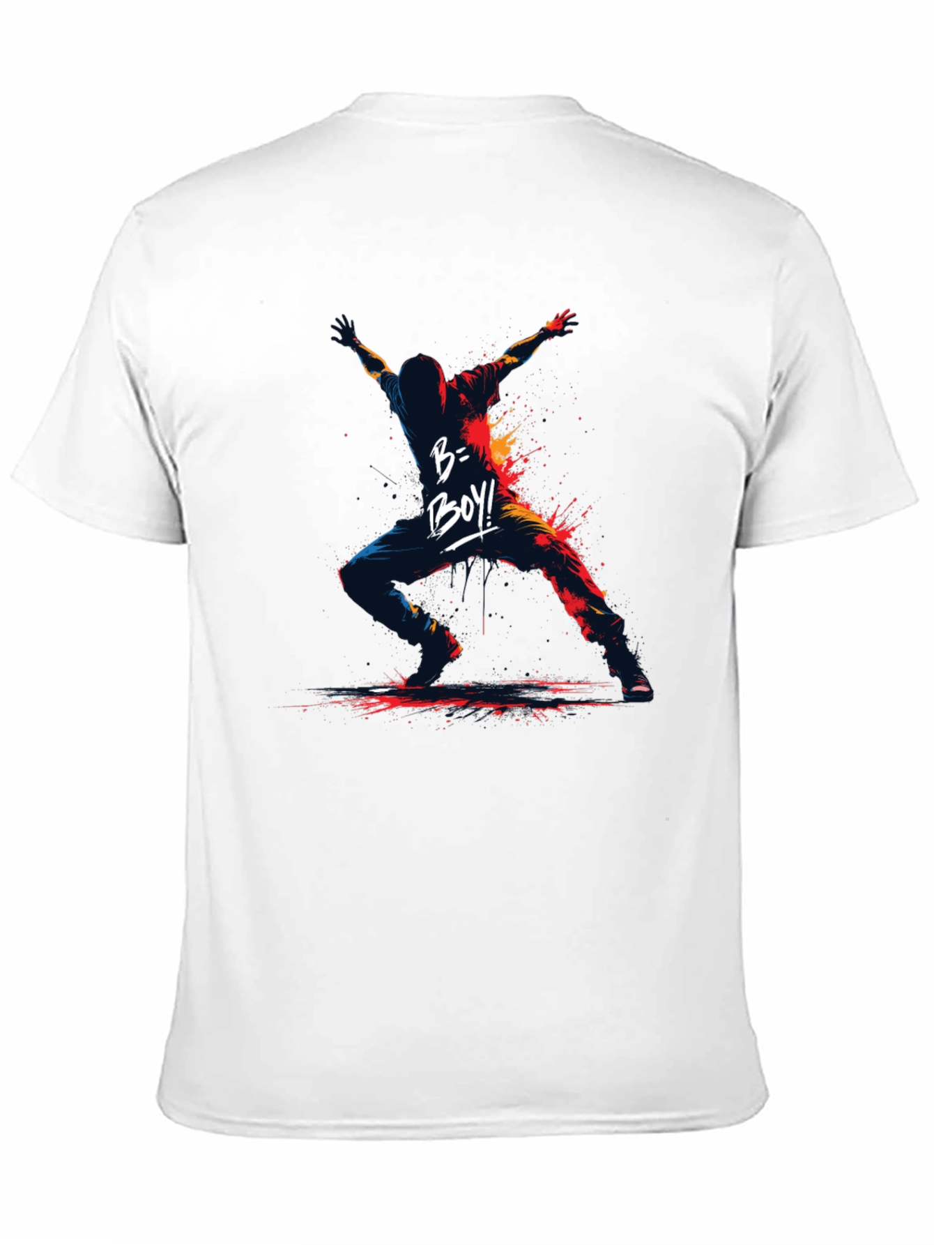 B-Boy Graphic Print T-Shirt - Urban Style