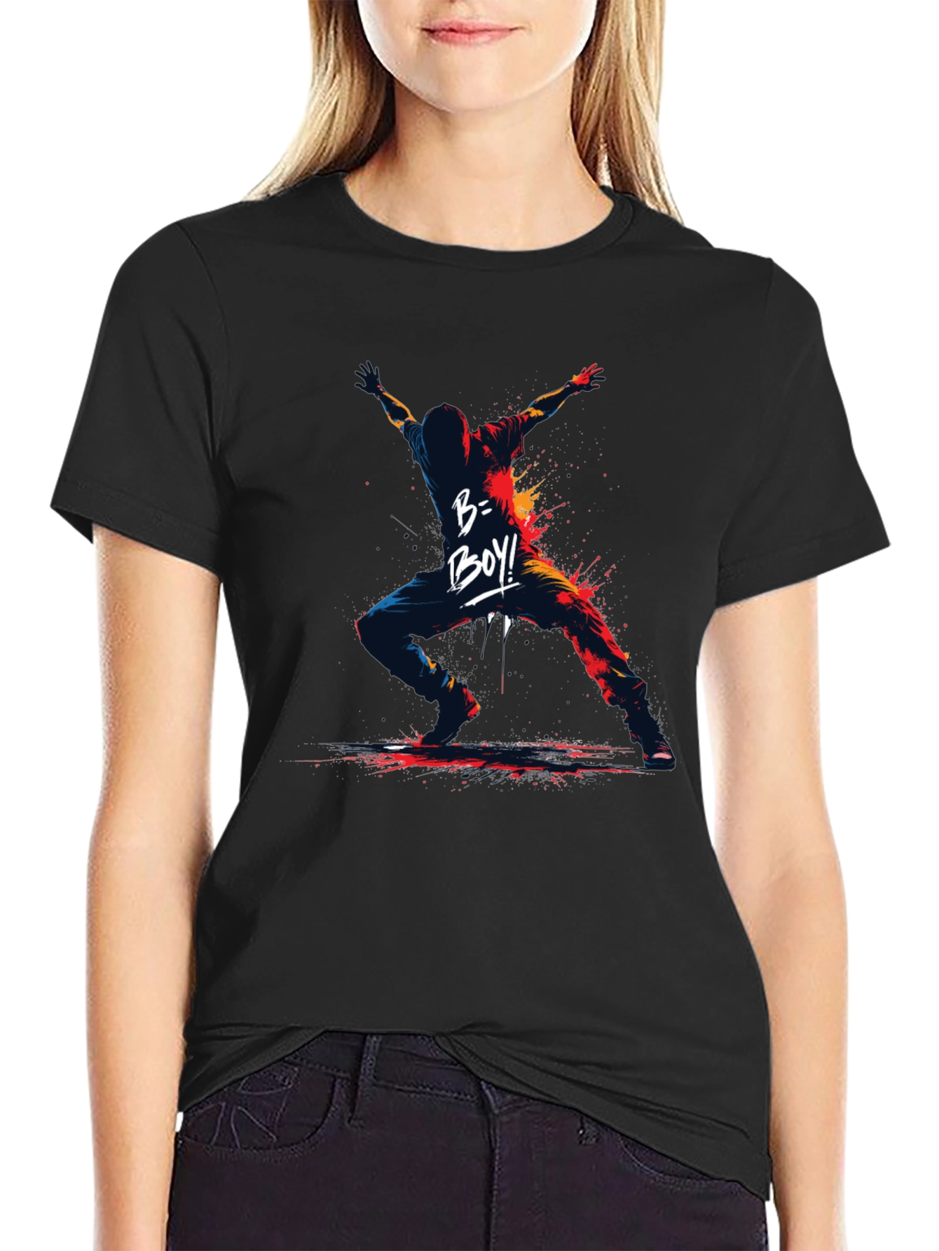 B-Boy Graphic Print T-Shirt - Urban Style