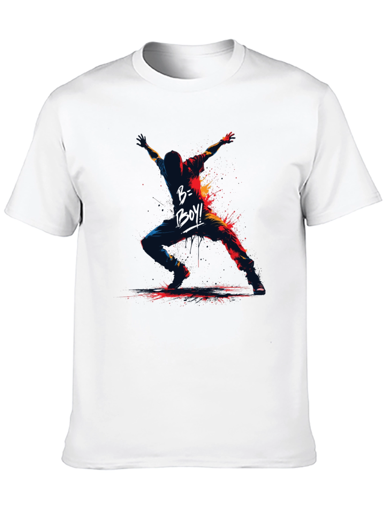 B-Boy Graphic Print T-Shirt - Urban Style