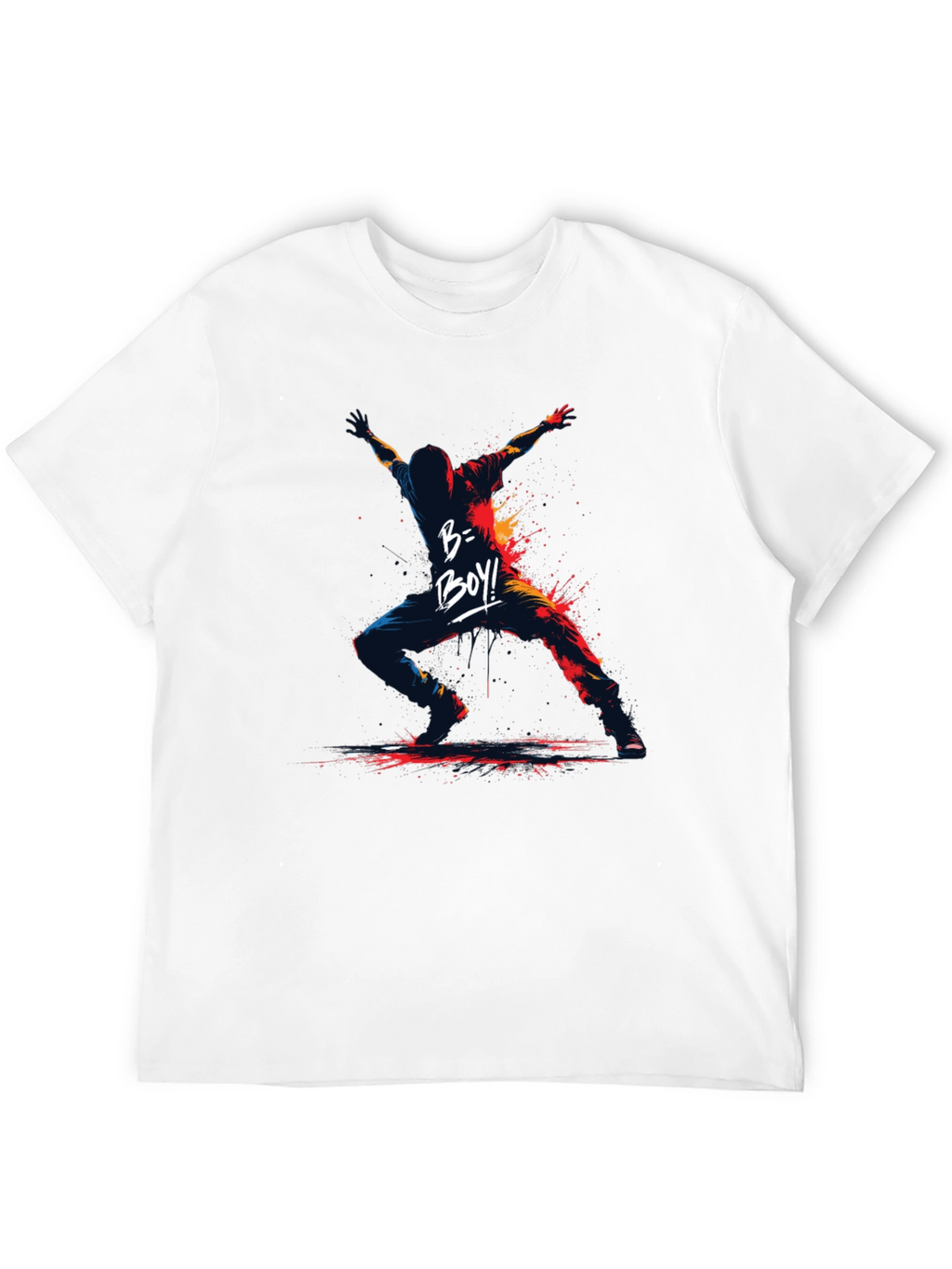 B-Boy Graphic Print T-Shirt - Urban Style