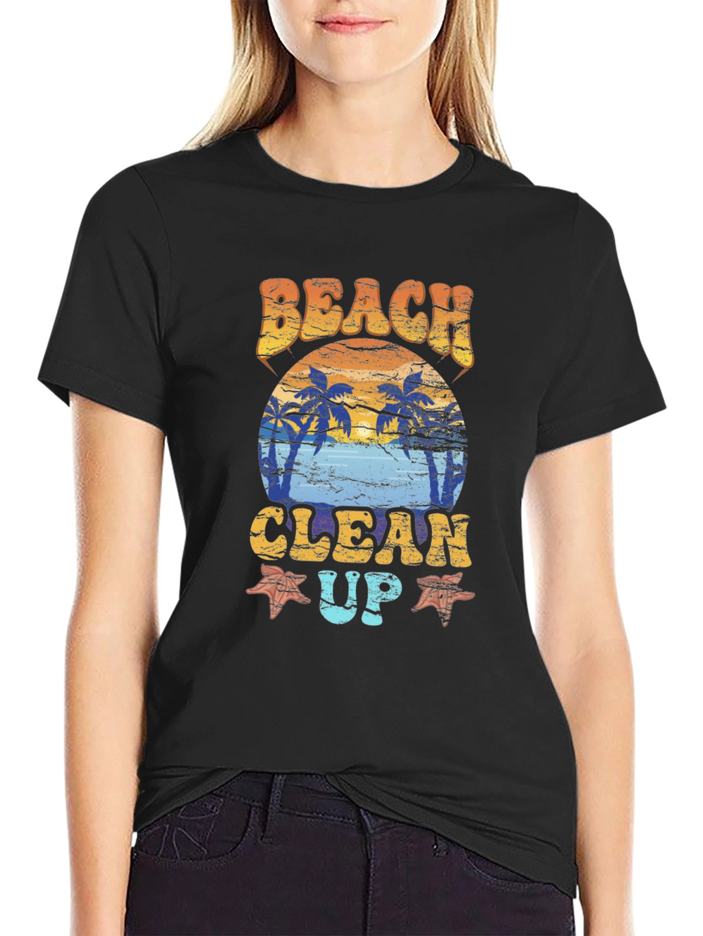 Beach Clean Up Graphic T-Shirt