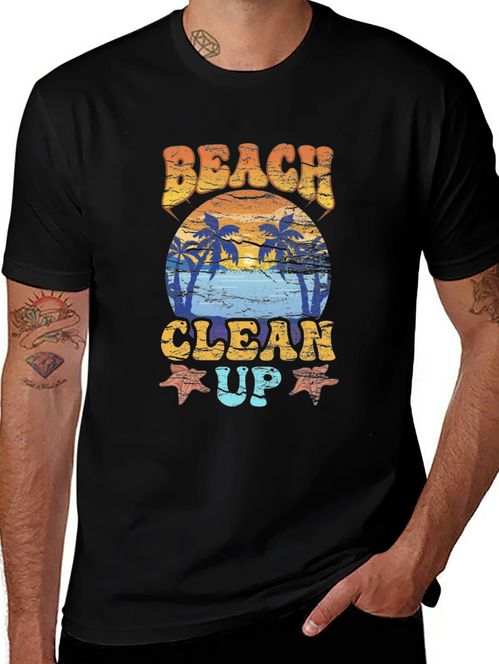 Beach Clean Up Graphic T-Shirt