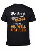Funny Halloween Oil Well Driller T-Shirt