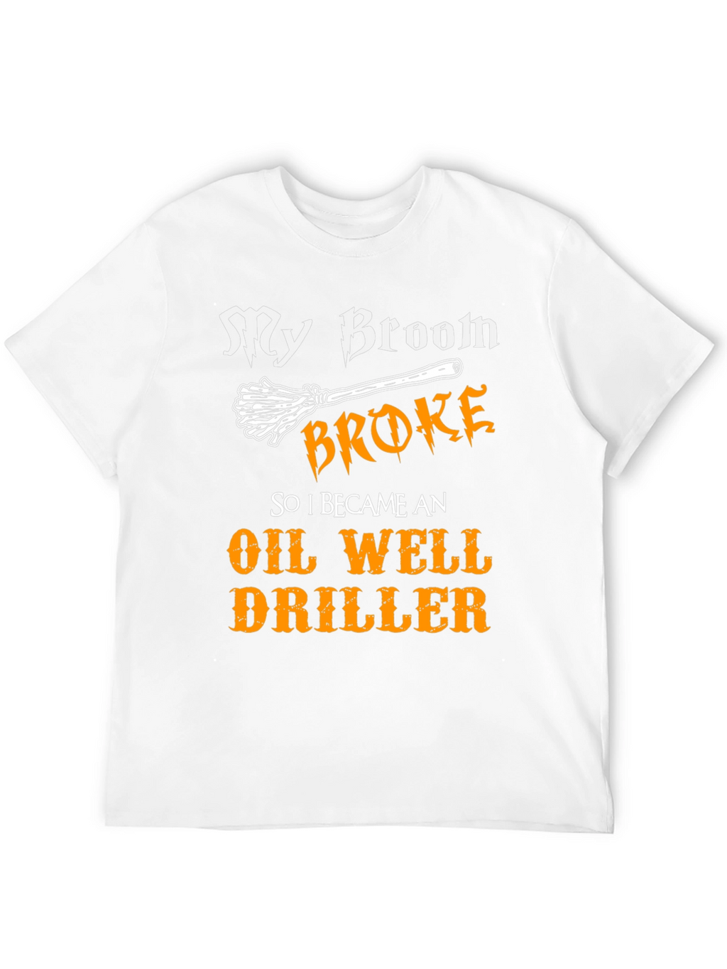 Funny Halloween Oil Well Driller T-Shirt
