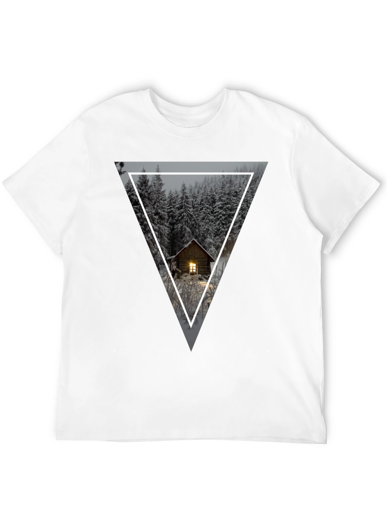 Cabin in the Woods Triangle Graphic Tee