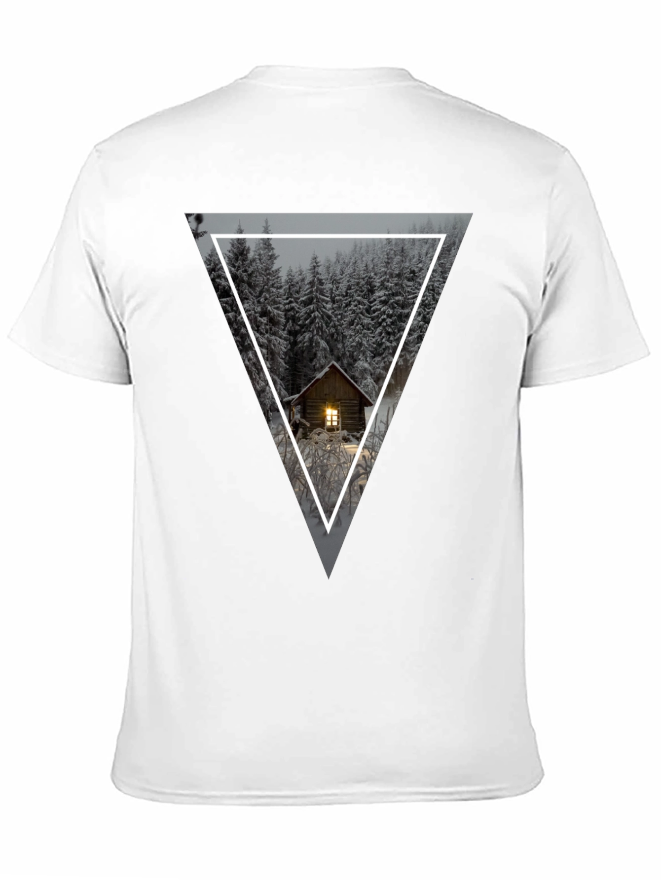 Cabin in the Woods Triangle Graphic Tee