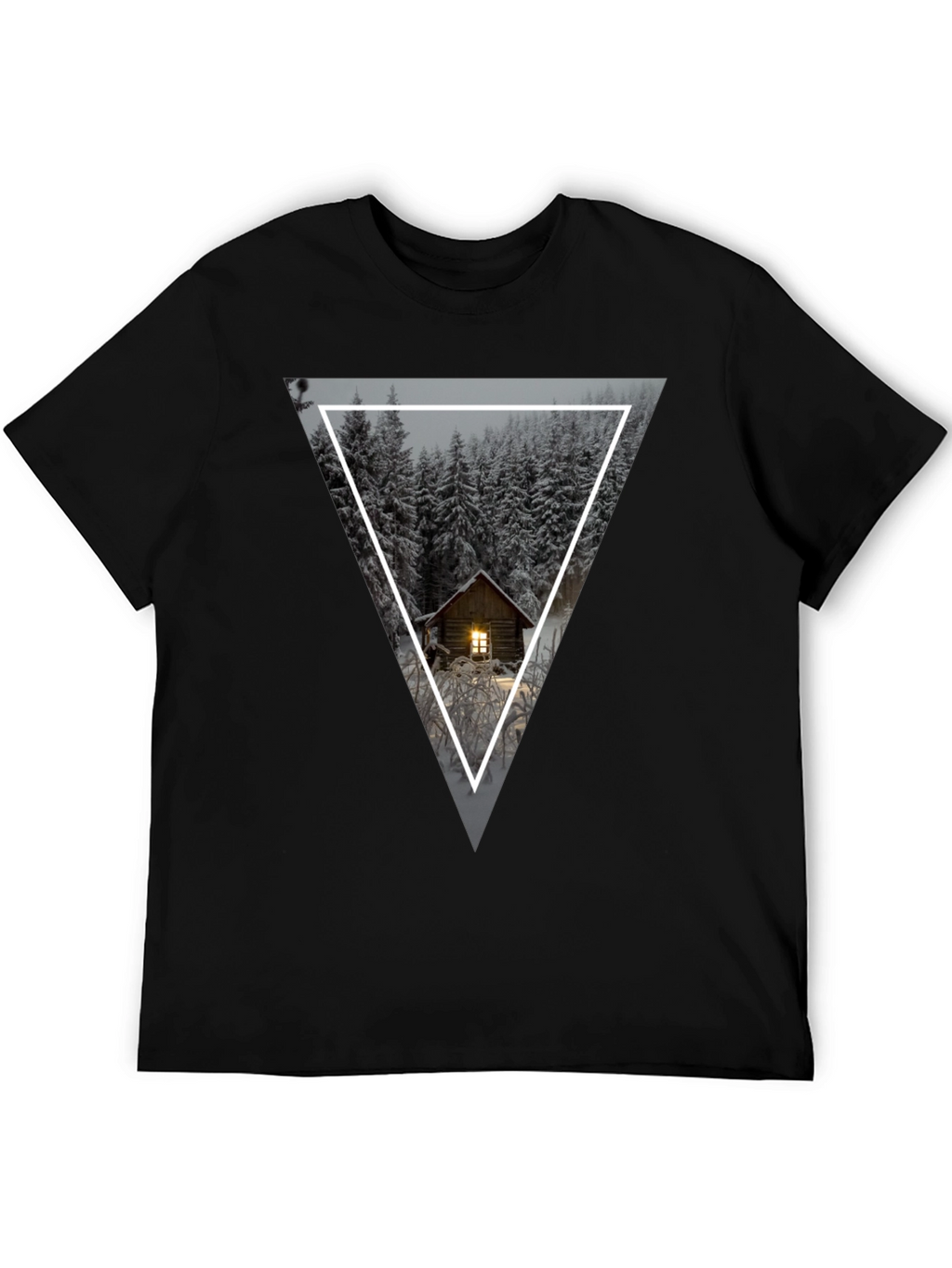 Cabin in the Woods Triangle Graphic Tee