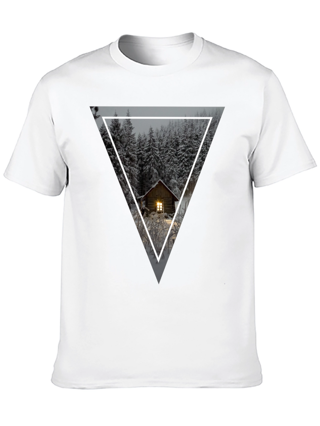 Cabin in the Woods Triangle Graphic Tee