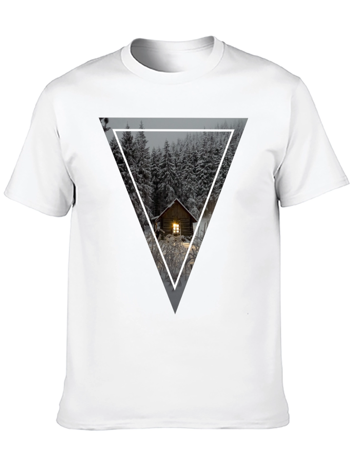 Cabin in the Woods Triangle Graphic Tee