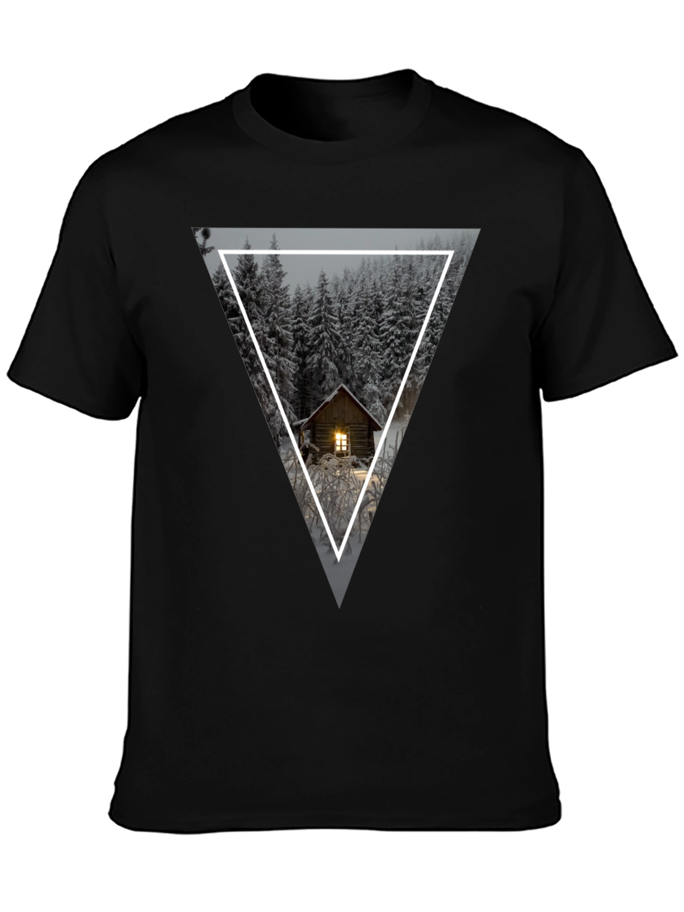 Cabin in the Woods Triangle Graphic Tee