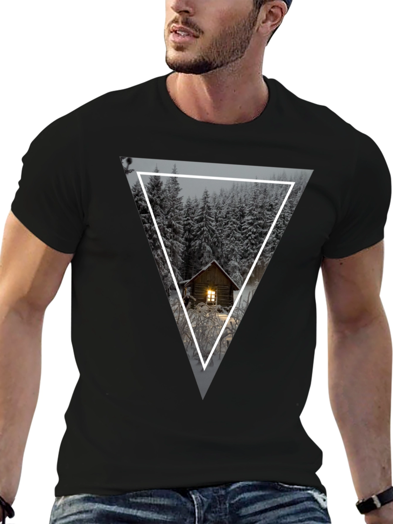 Cabin in the Woods Triangle Graphic Tee