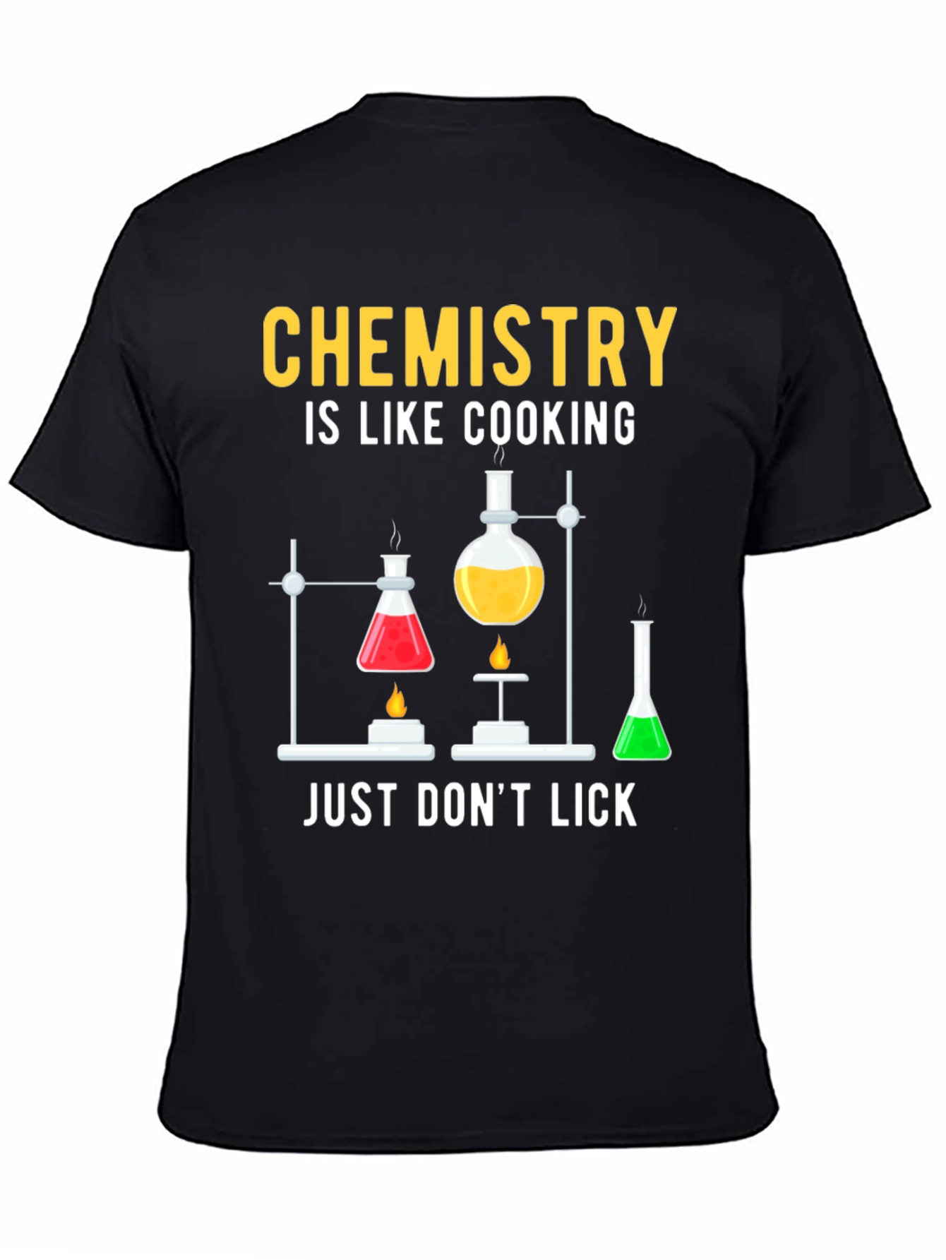 Chemistry Cooking Black T-Shirt
