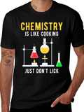 Chemistry Cooking Black T-Shirt